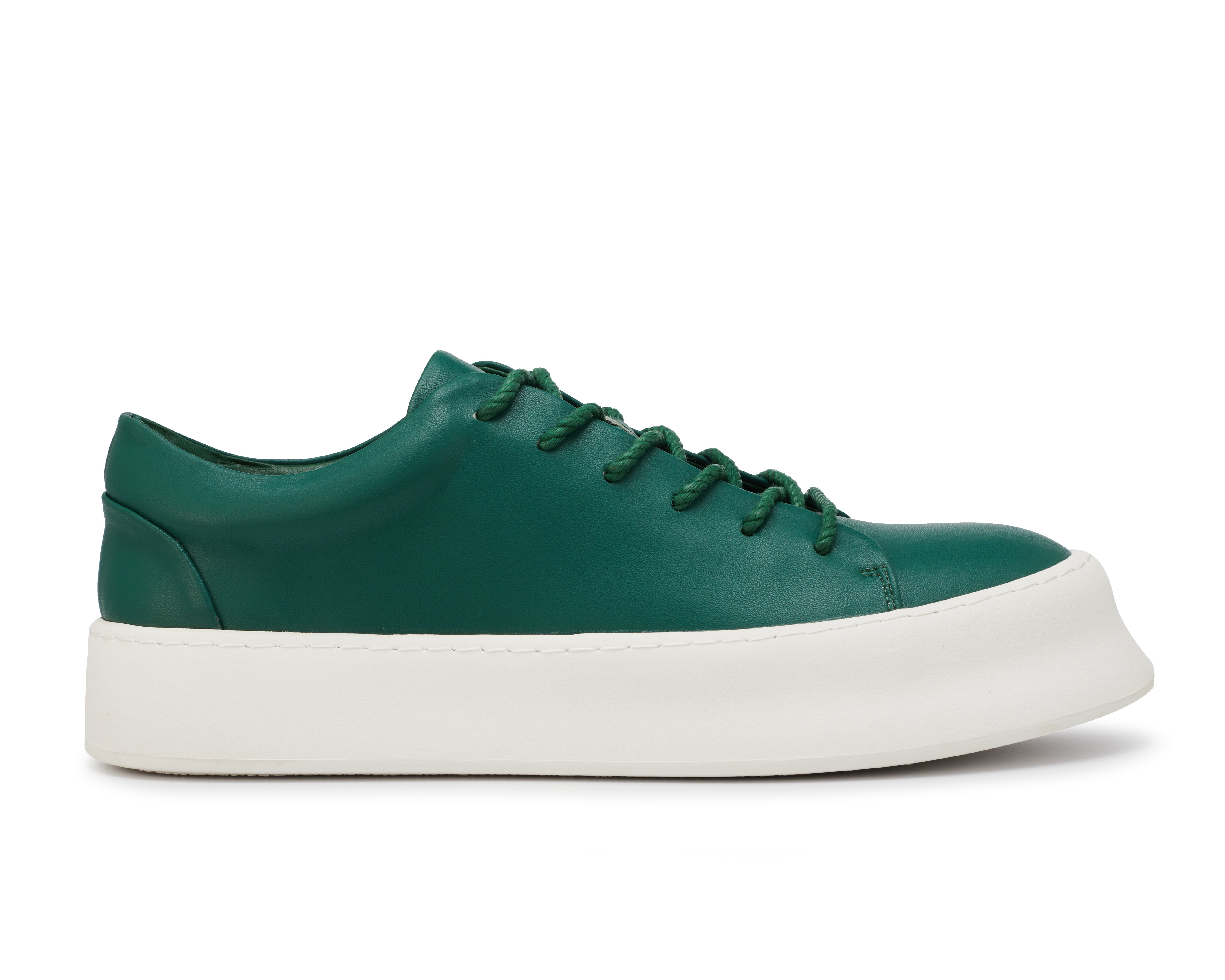 PROJECTWEAR | FALLON Low Cut Faux Leather Sneaker Green