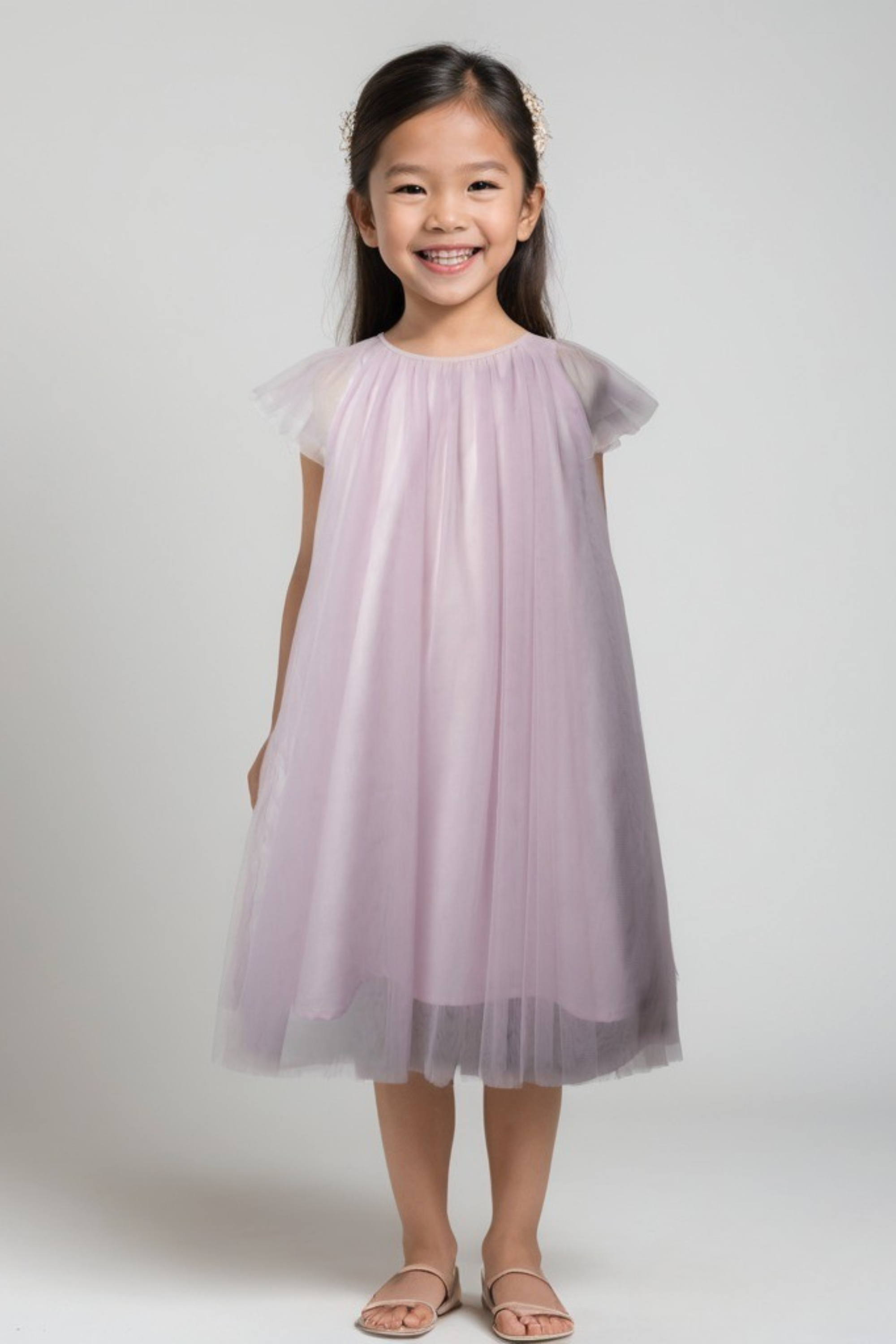 MAISON Q | Fairy Tulle Dress (Mauve)