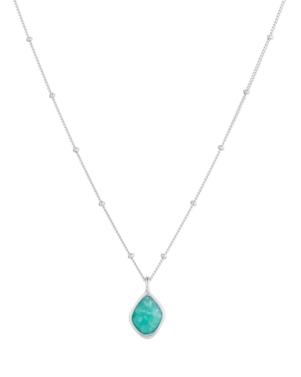 RINA LEE | Courage Amazonite Satellite Chain Necklace