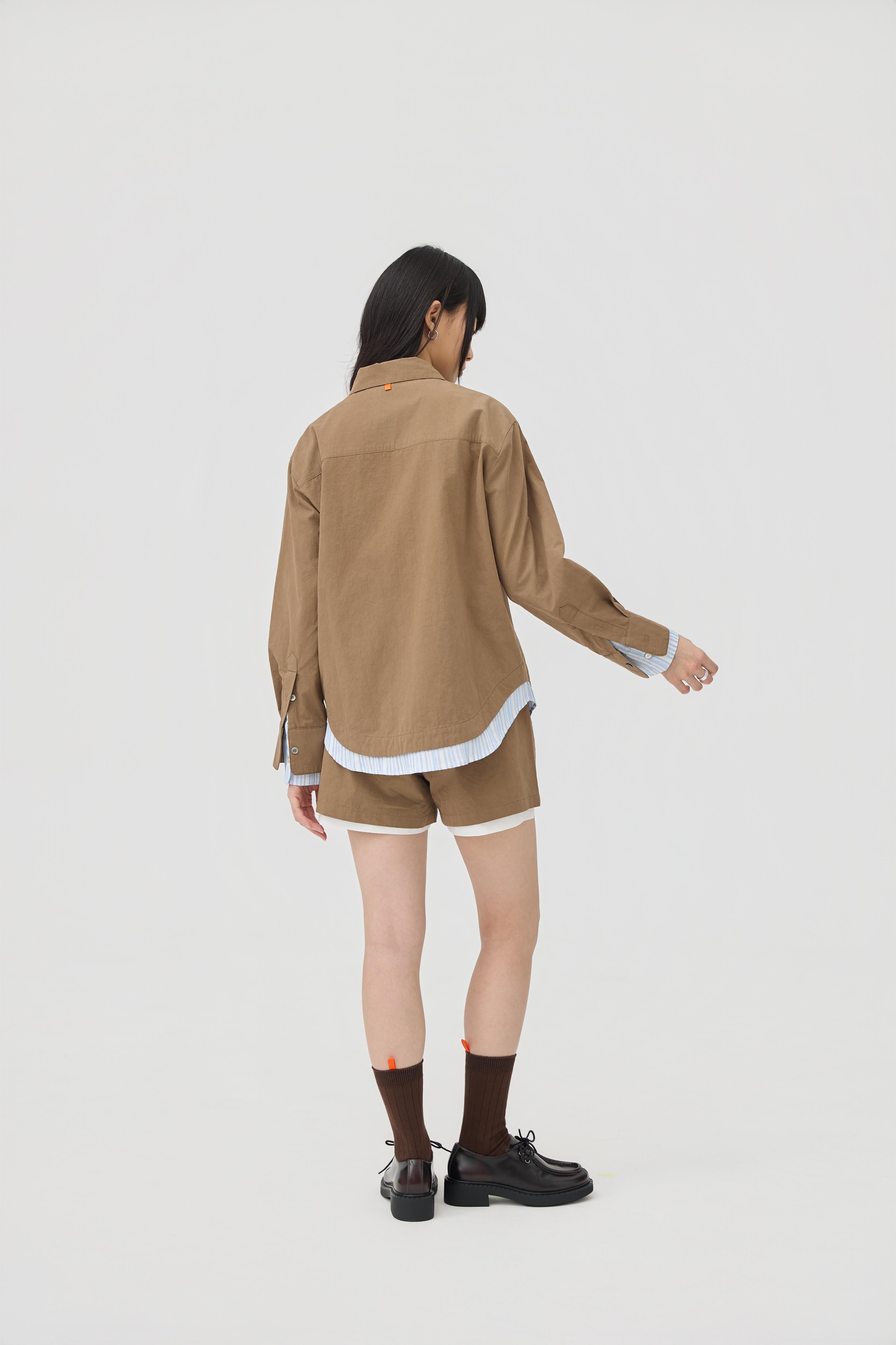 3EIGHTH | Kasane Shirt In Sandstone