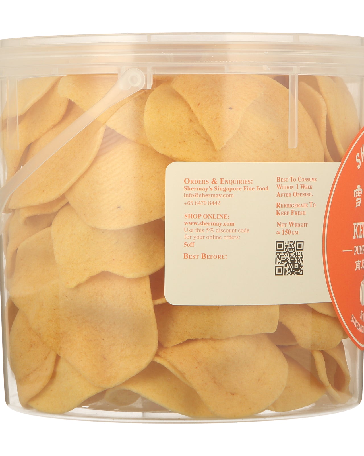 SHERMAY'S SINGAPORE FINE FOOD | Pumpkin Lentil Cracker Bucket