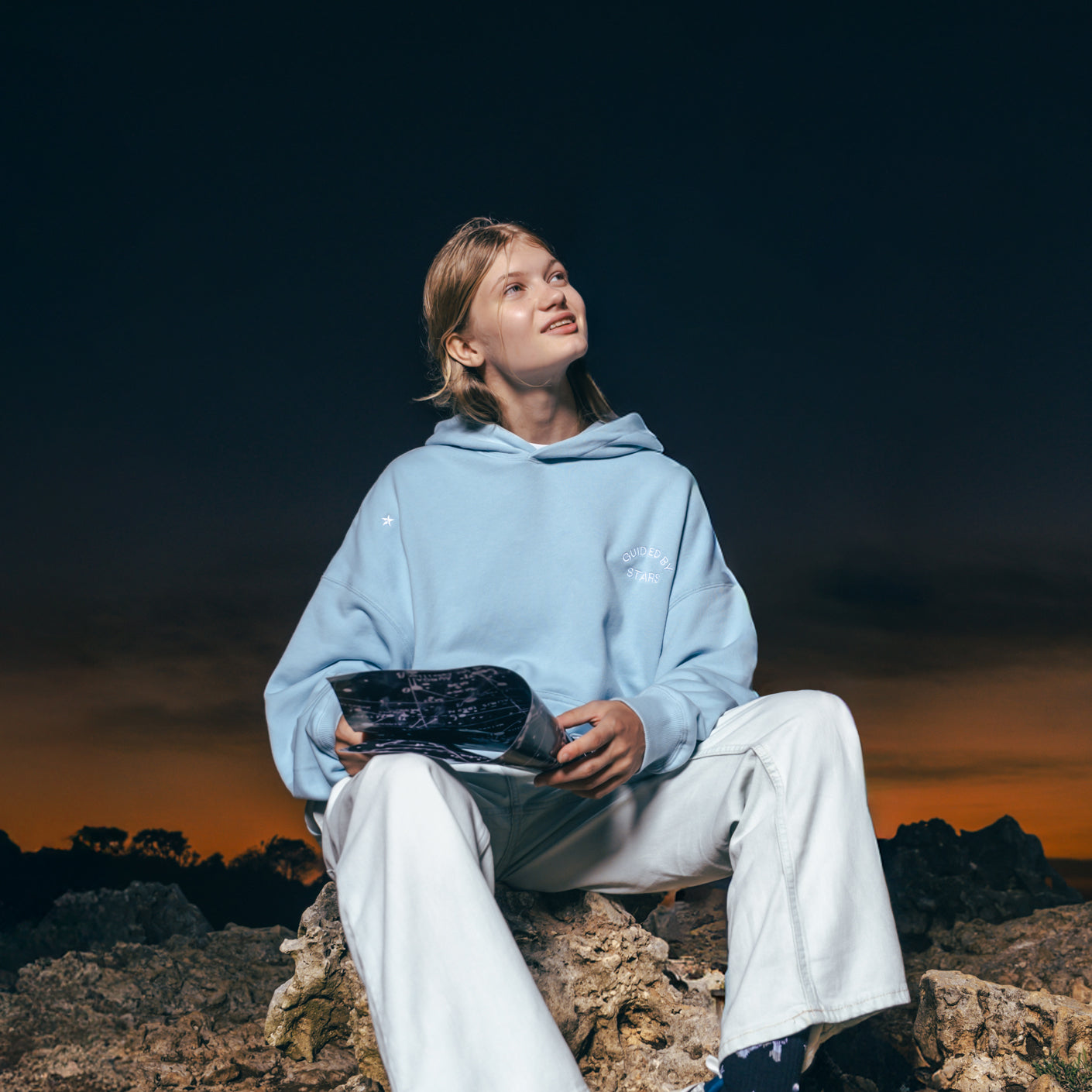 TALKING TOES | Return to the Stars Boxy Hoodie