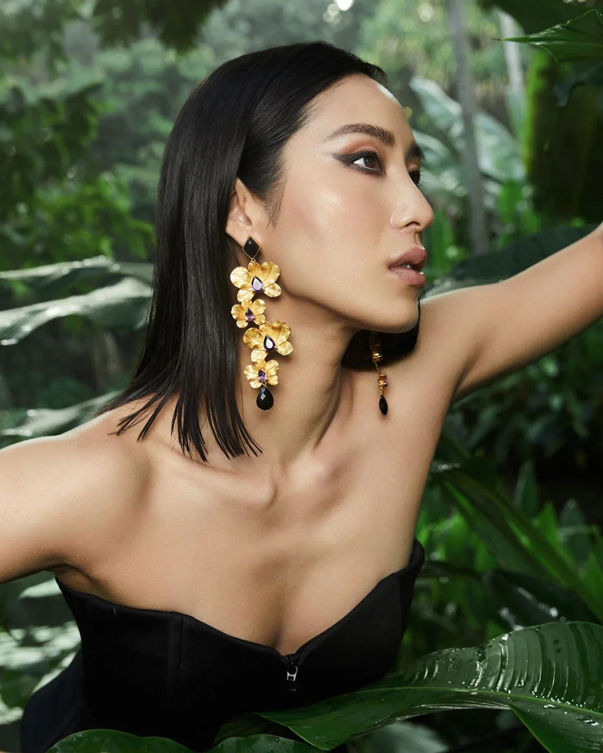 BOHEME BY VERO | Orchidea Double Earrings
