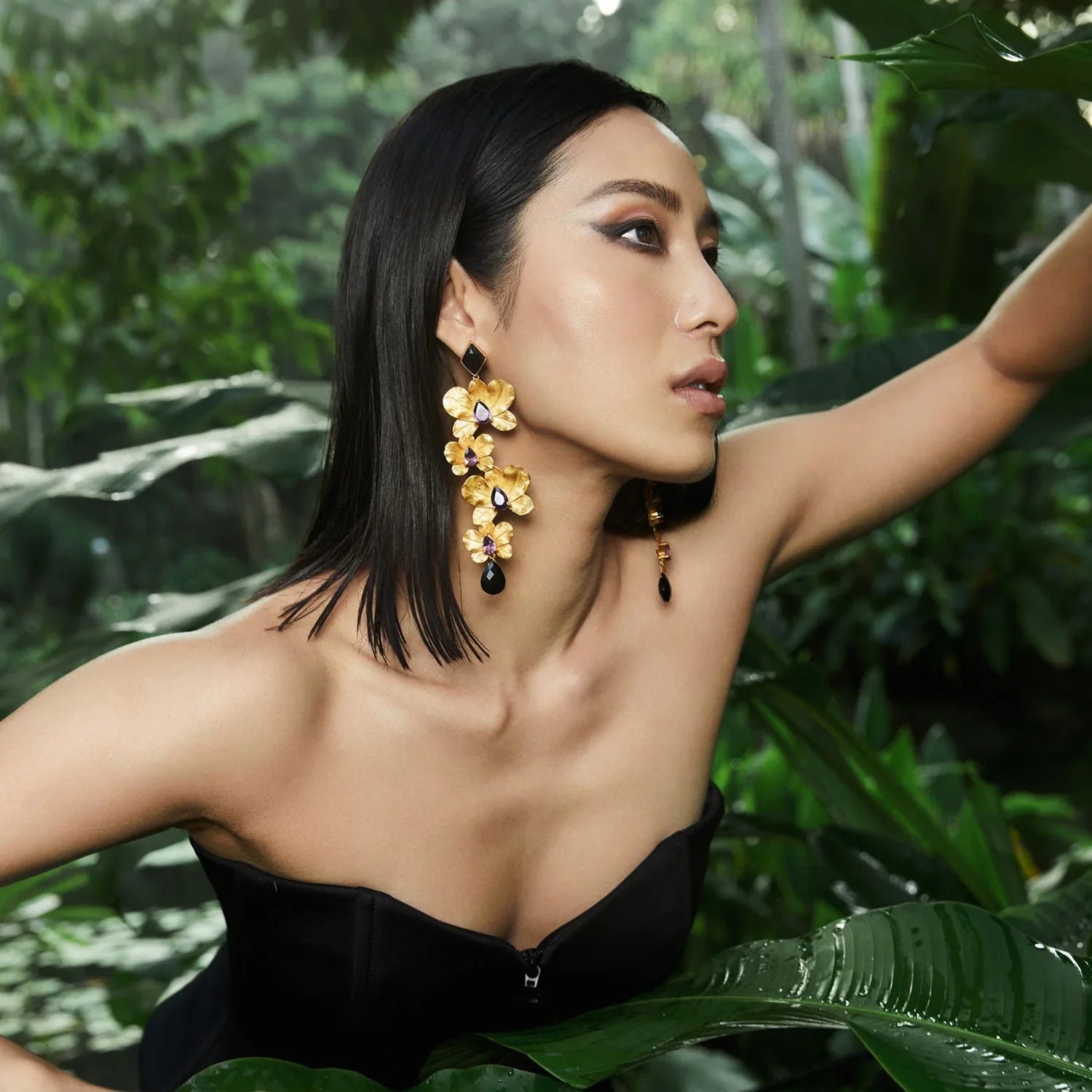 BOHEME BY VERO | Orchidea Double Earrings