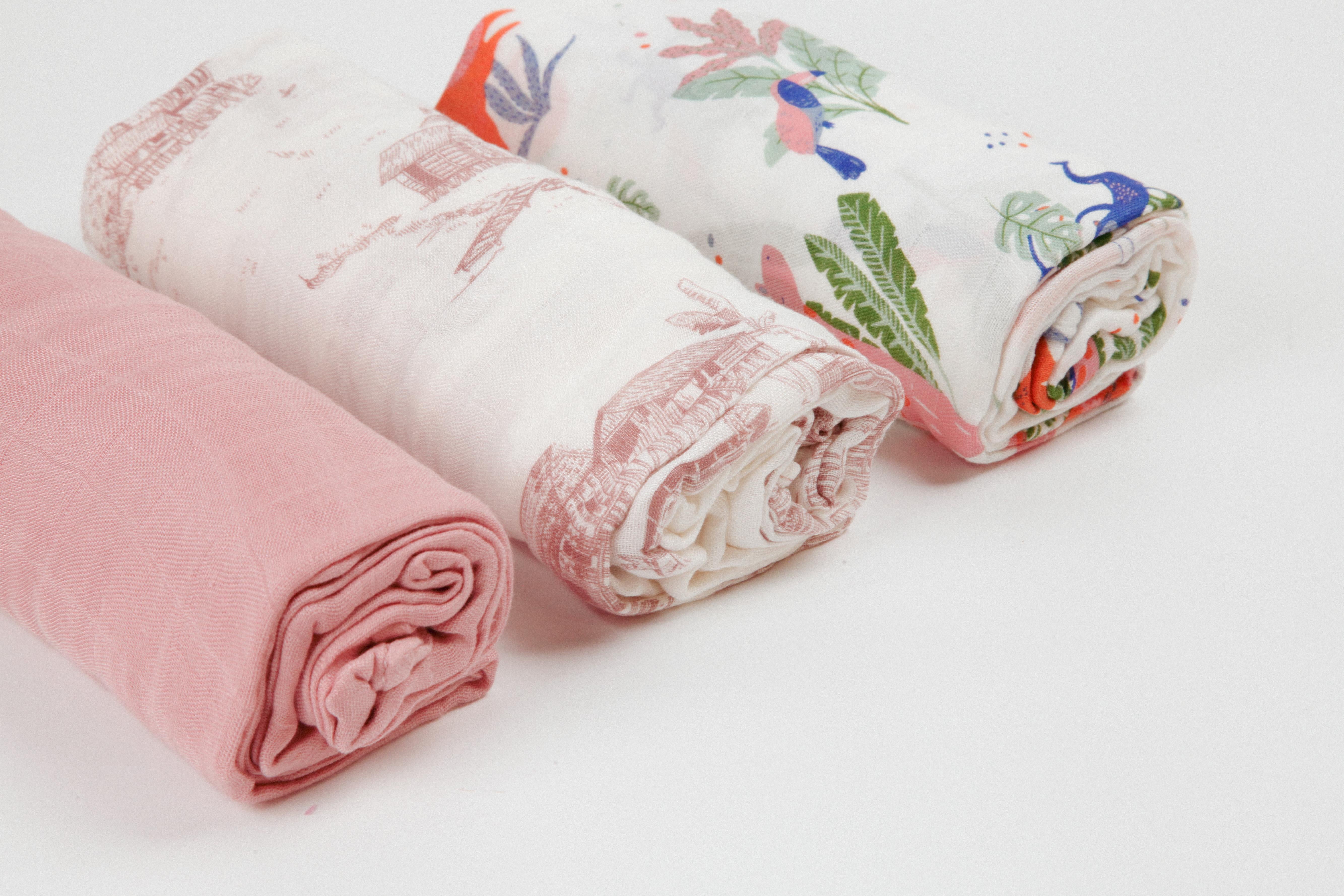 LITTLE REI | LRE Bamboo Swaddle 3PC