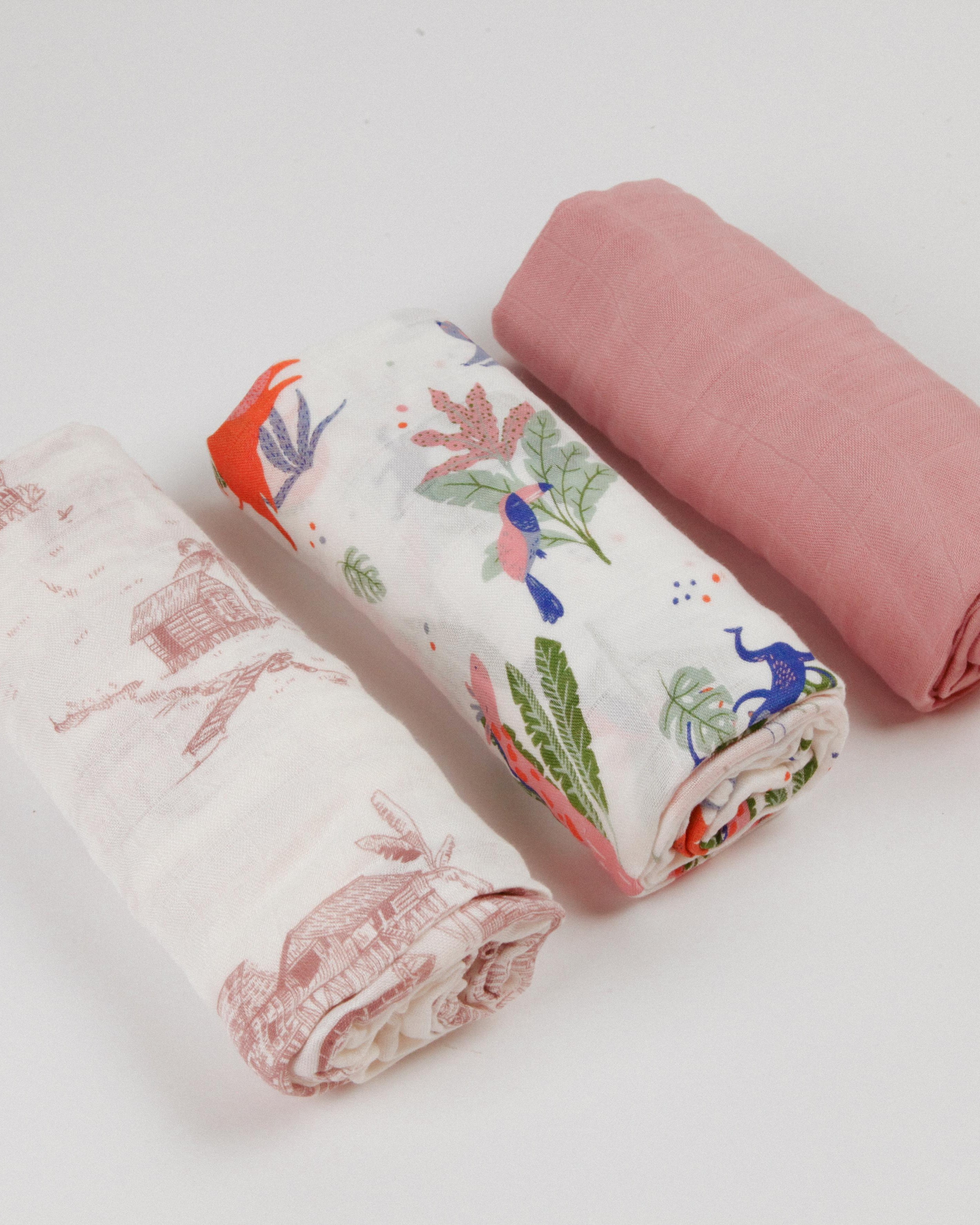 LITTLE REI | LRE Bamboo Swaddle 3PC