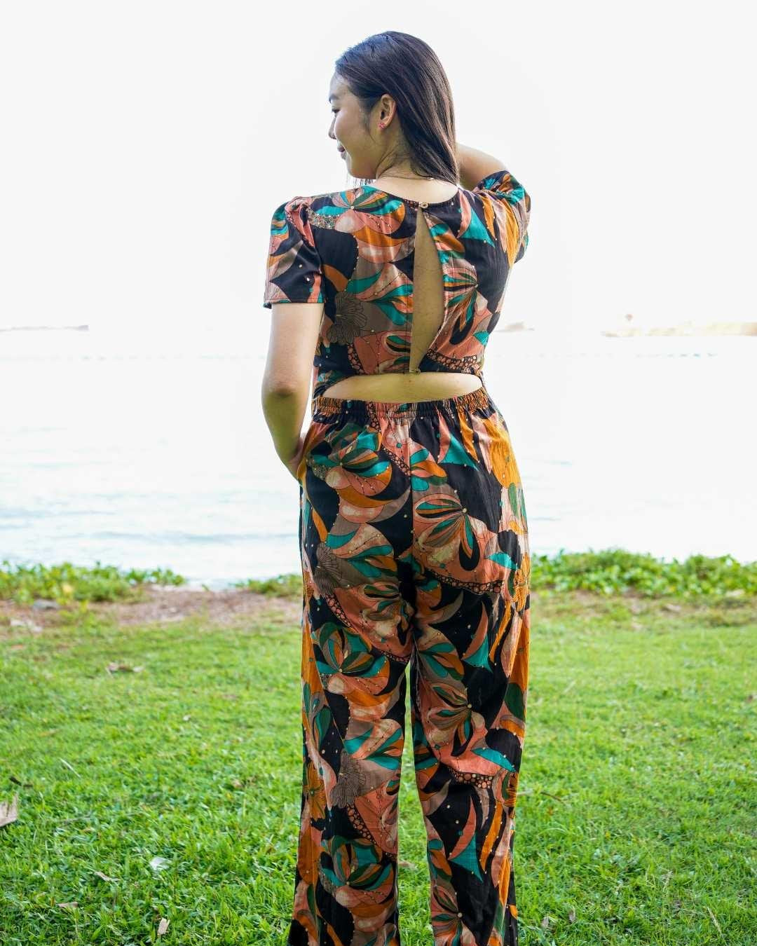 NIMBU | Calypso Women's Jumpsuit In Midnight Mosaic
