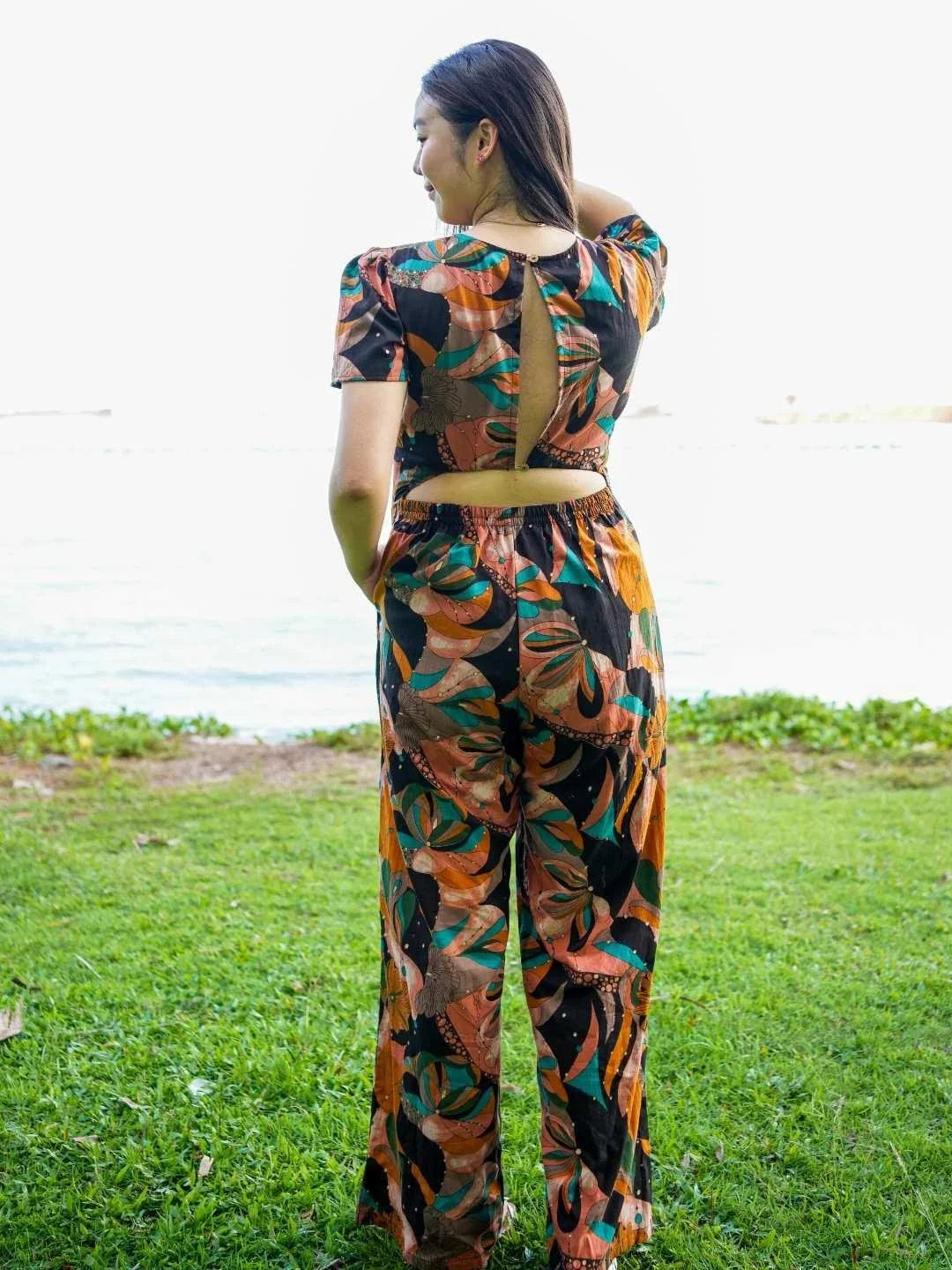 NIMBU | Calypso Women's Jumpsuit In Midnight Mosaic