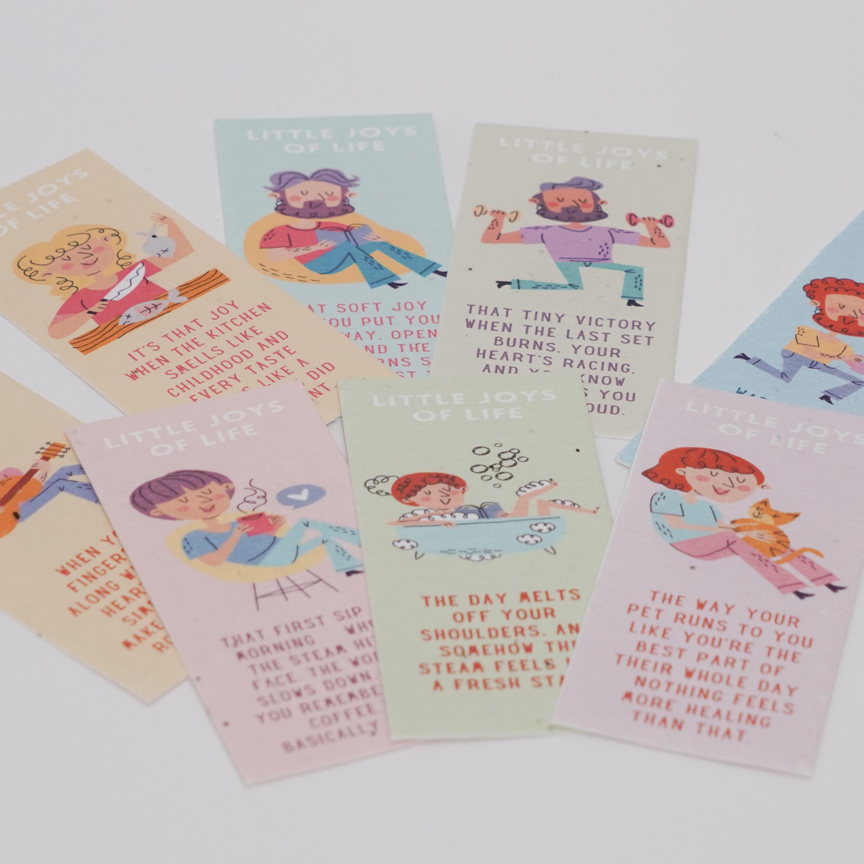 PURPLE & PURE | Plantable Bookmarks - Little Joys Of Life