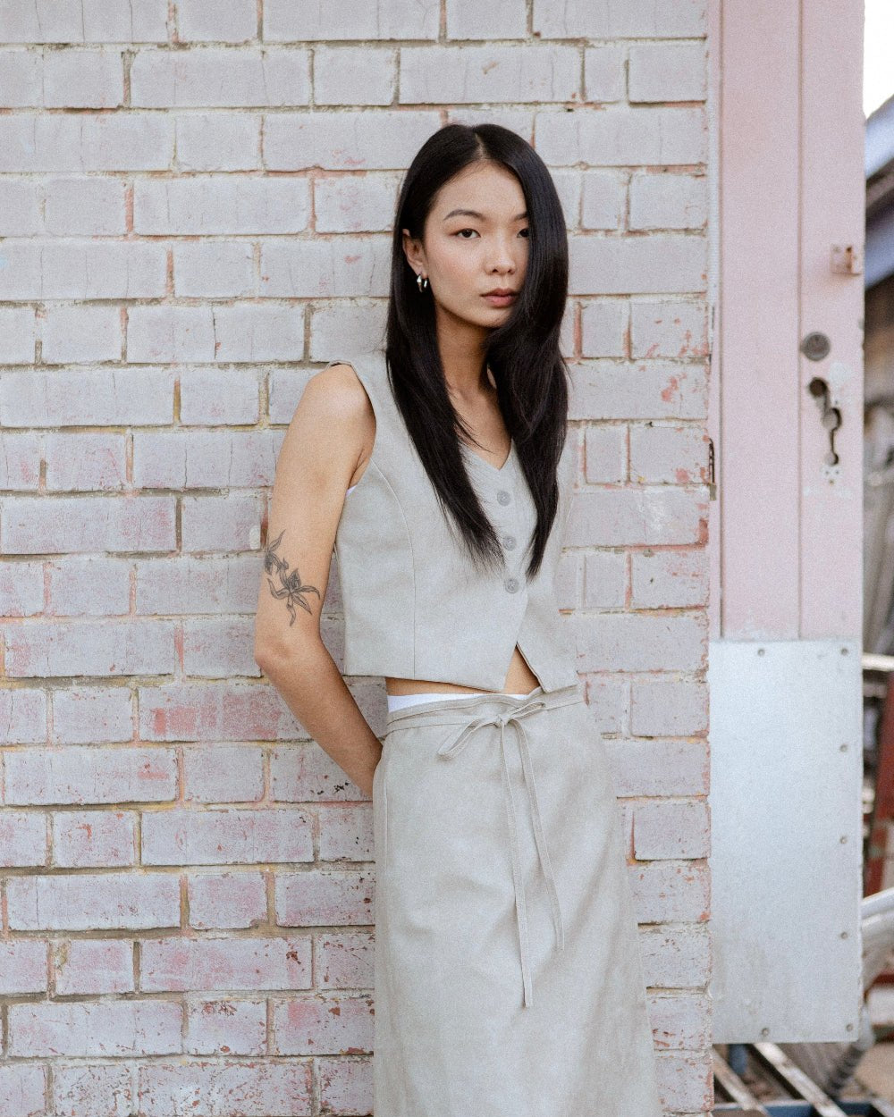 SAERO COLLECTIVE | Hae Structured Vest | Sand