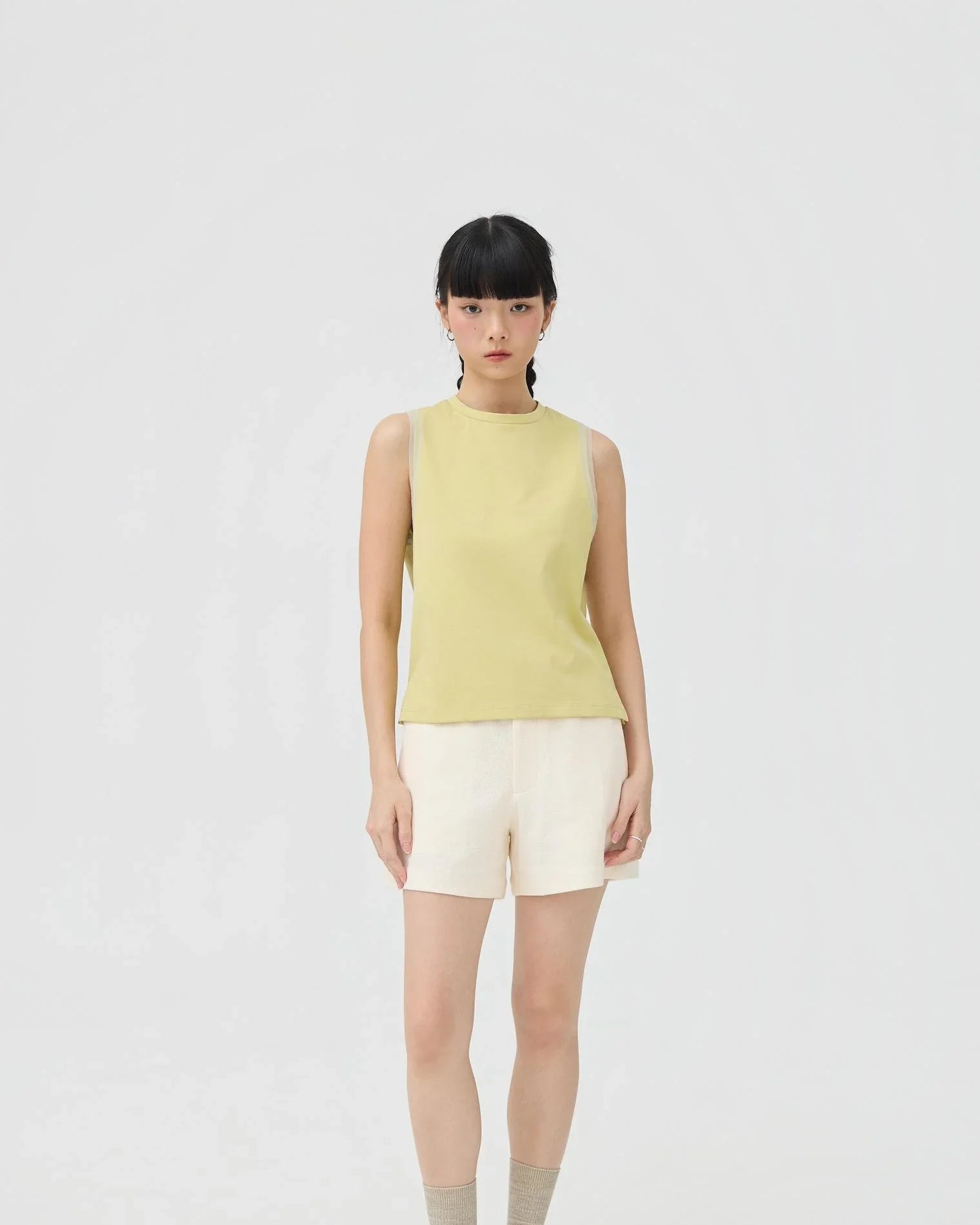 3EIGHTH | Kumo Muscle Tank | Matcha Green