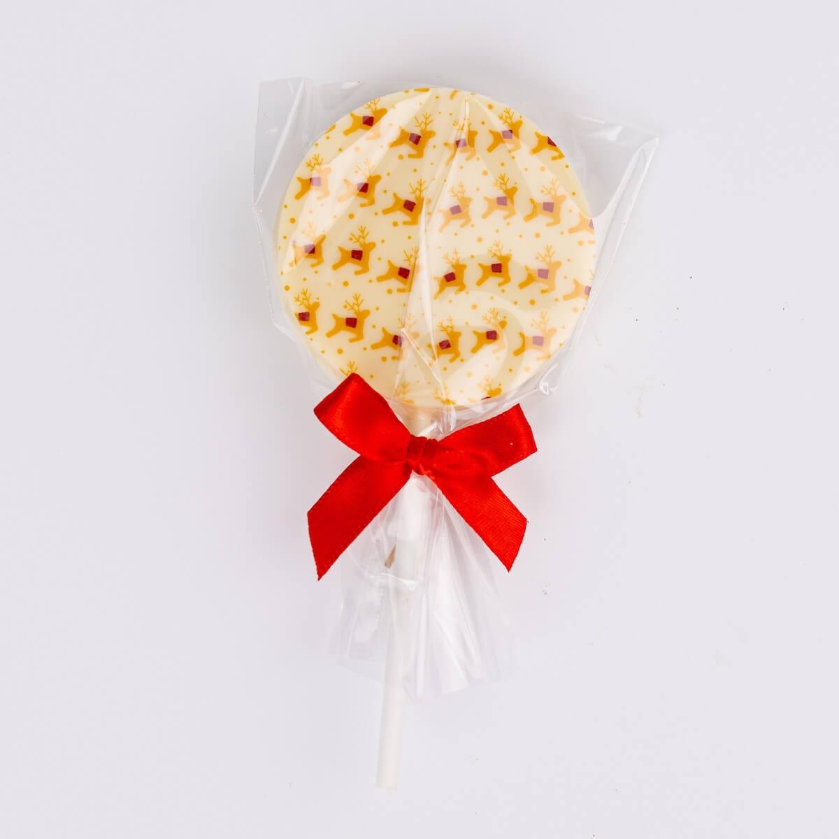 ANJALICHOCOLAT | Christmas Chocolate Lollipop: White Chocolate