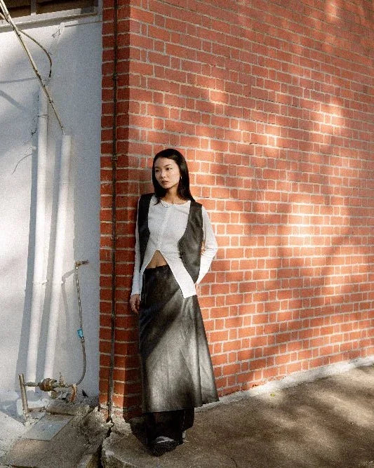 SAERO COLLECTIVE | Hae Wrap Skirt | Black