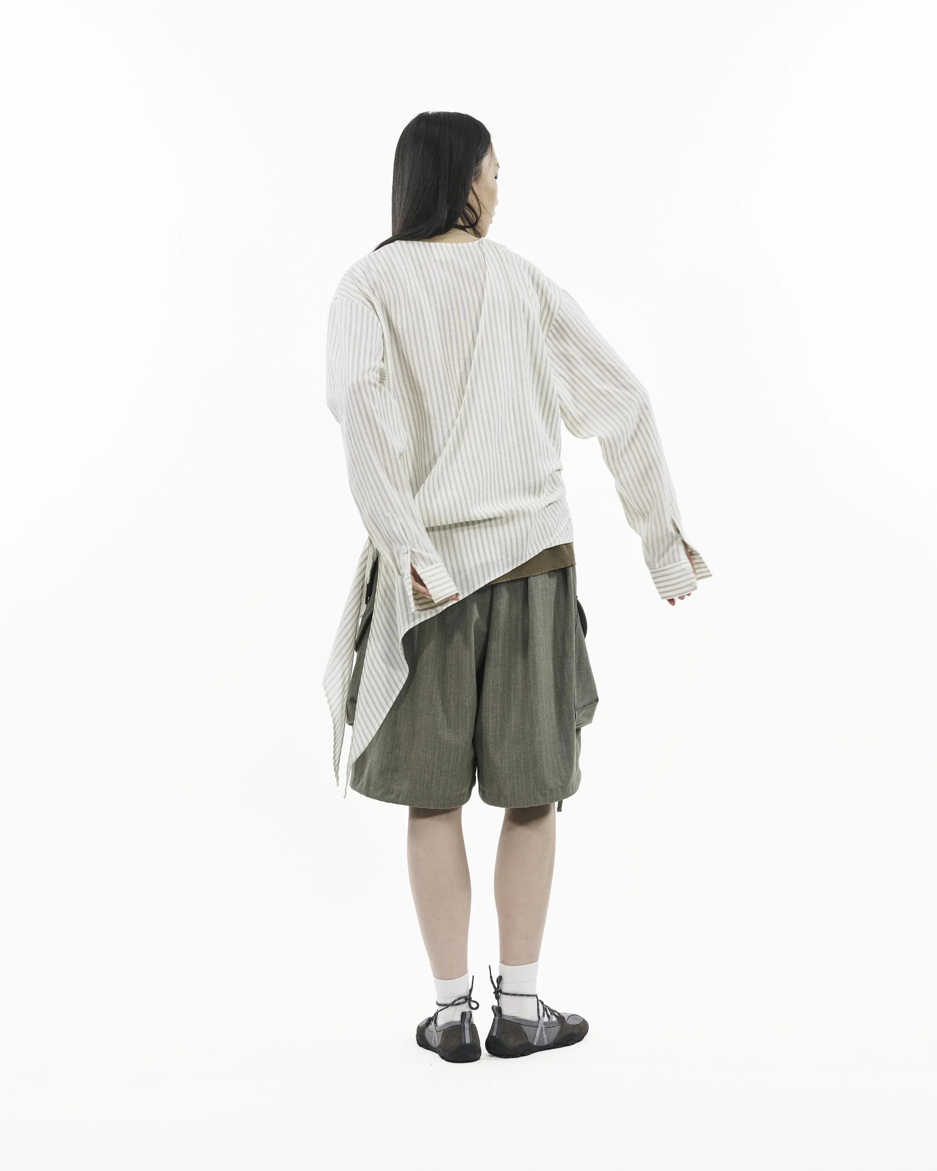 GRAYE | Asymmetrical Wrap Shirt