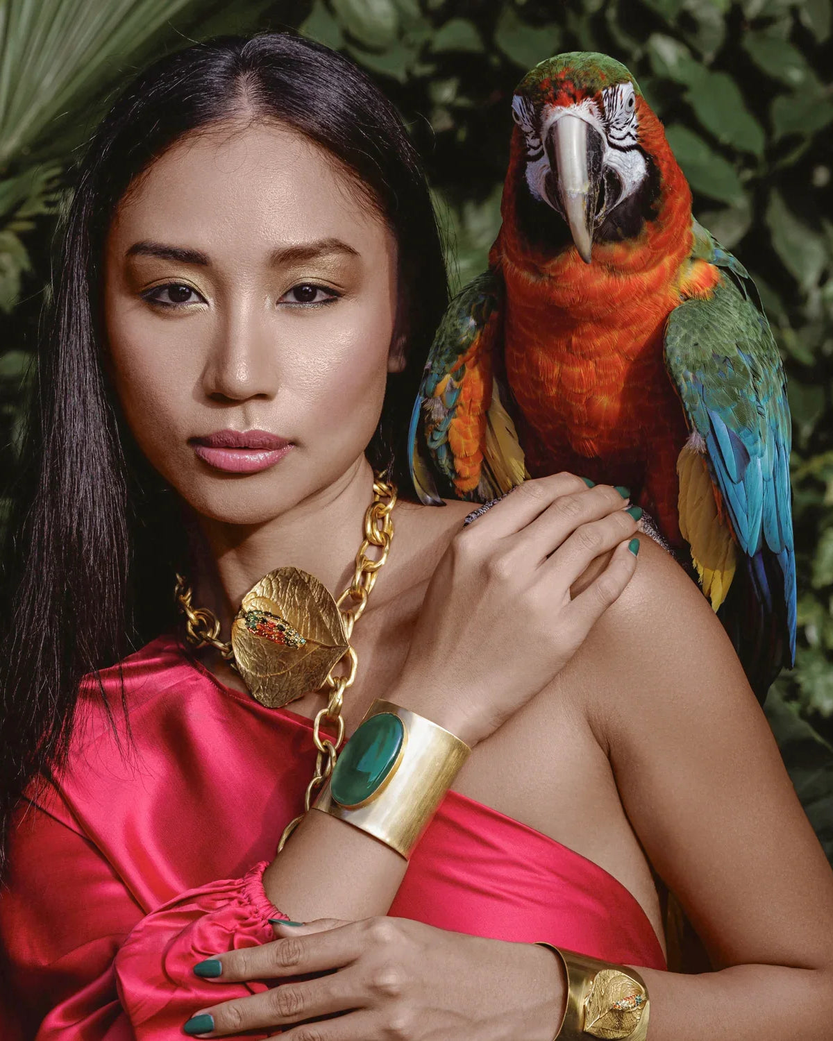 BOHEME BY VERO | Anthurium Big Chain Necklace