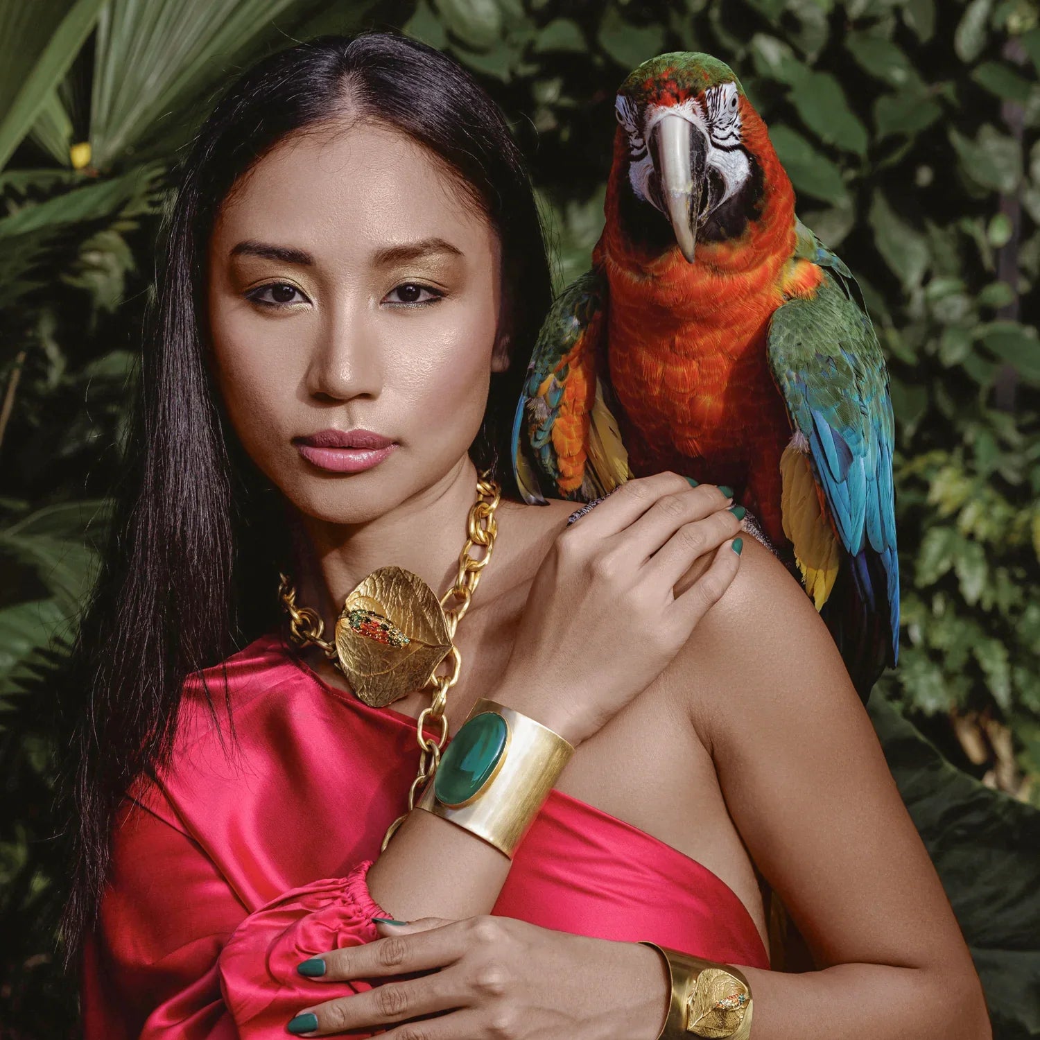 BOHEME BY VERO | Anthurium Big Chain Necklace