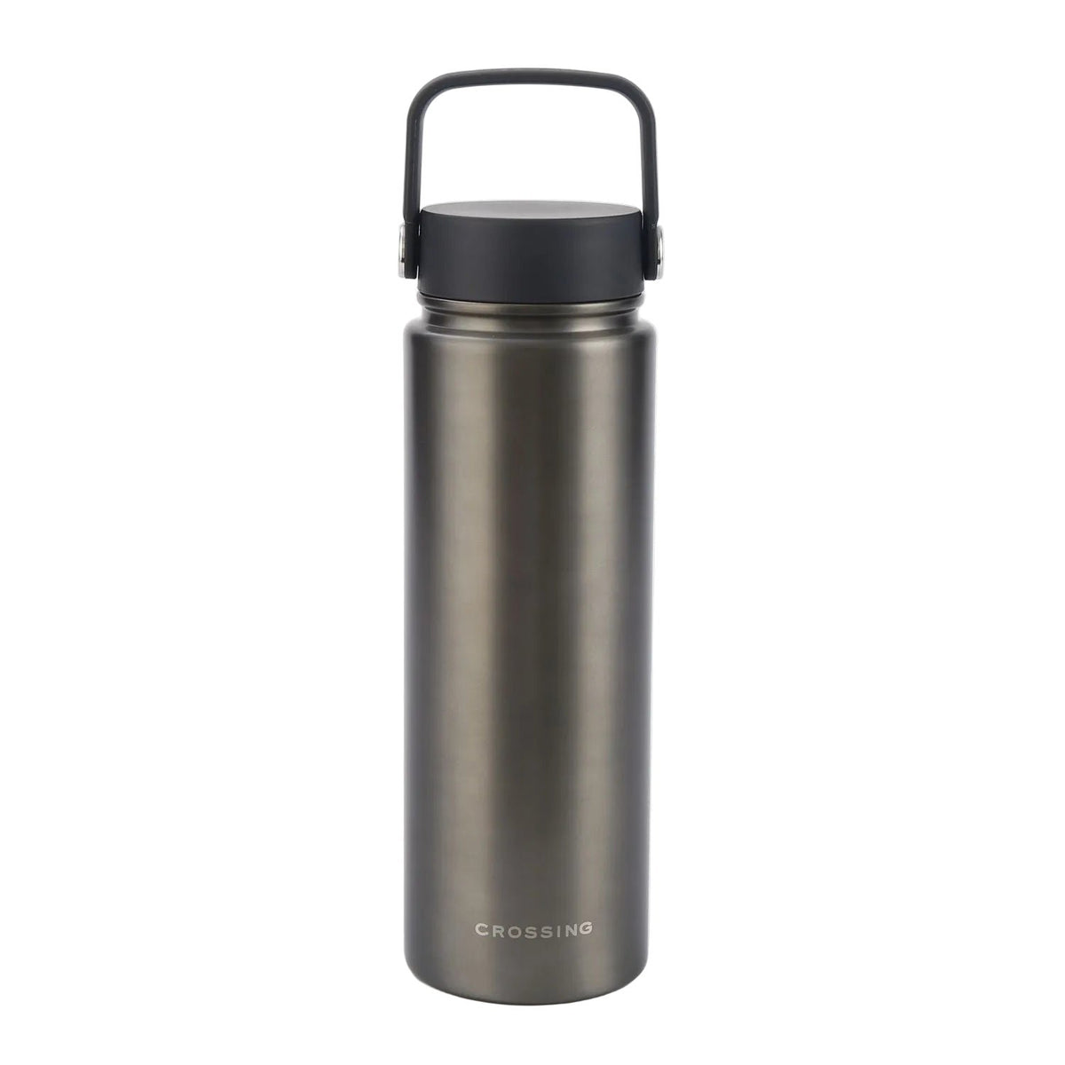 CROSSING | 720ml Urban Ceramic S/S Insulated Flat Cap Bottle With Handle