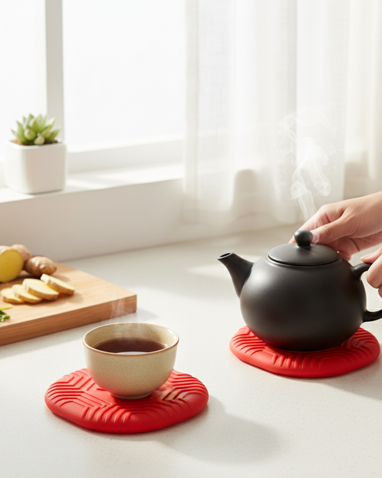 NOM | Ang Ku Kueh Coasters (Set of 2)
