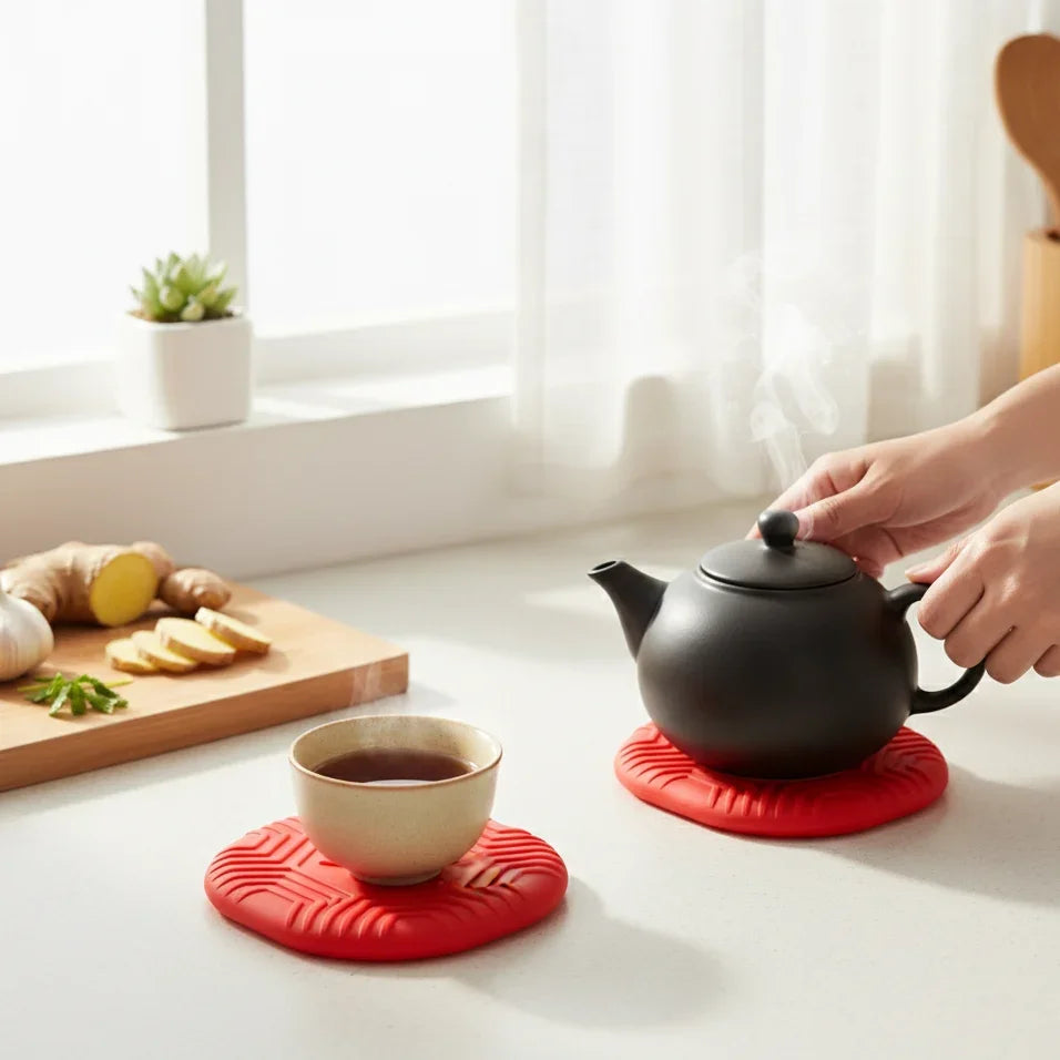 NOM | Ang Ku Kueh Coasters (Set of 2)