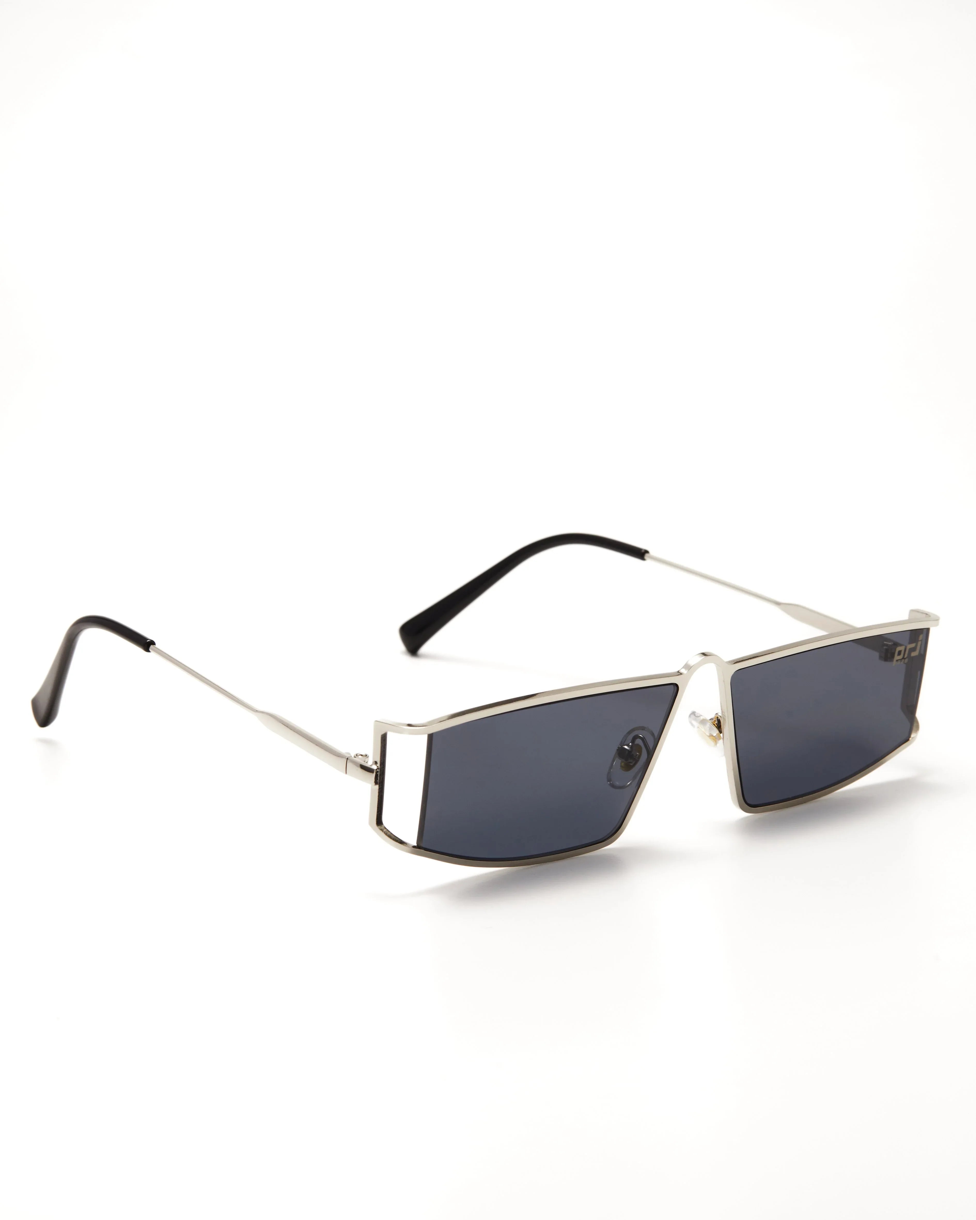 PROJET1826 | FAWKER Geometric Cutout Sunglasses Silver/Grey