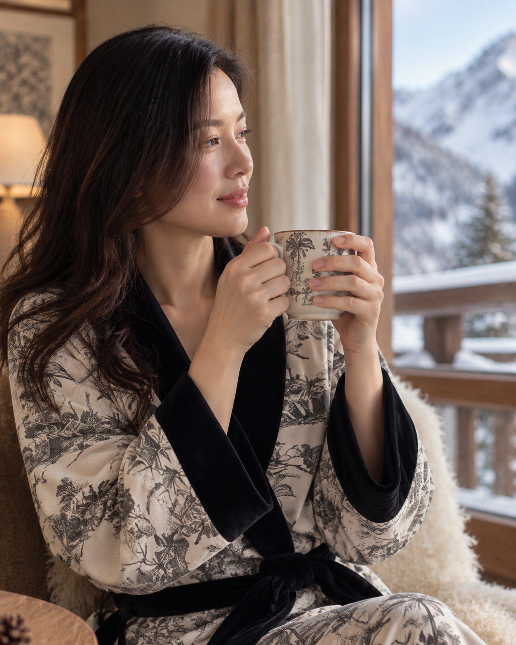 BELLS & BIRDS | Jardin Plush Robe