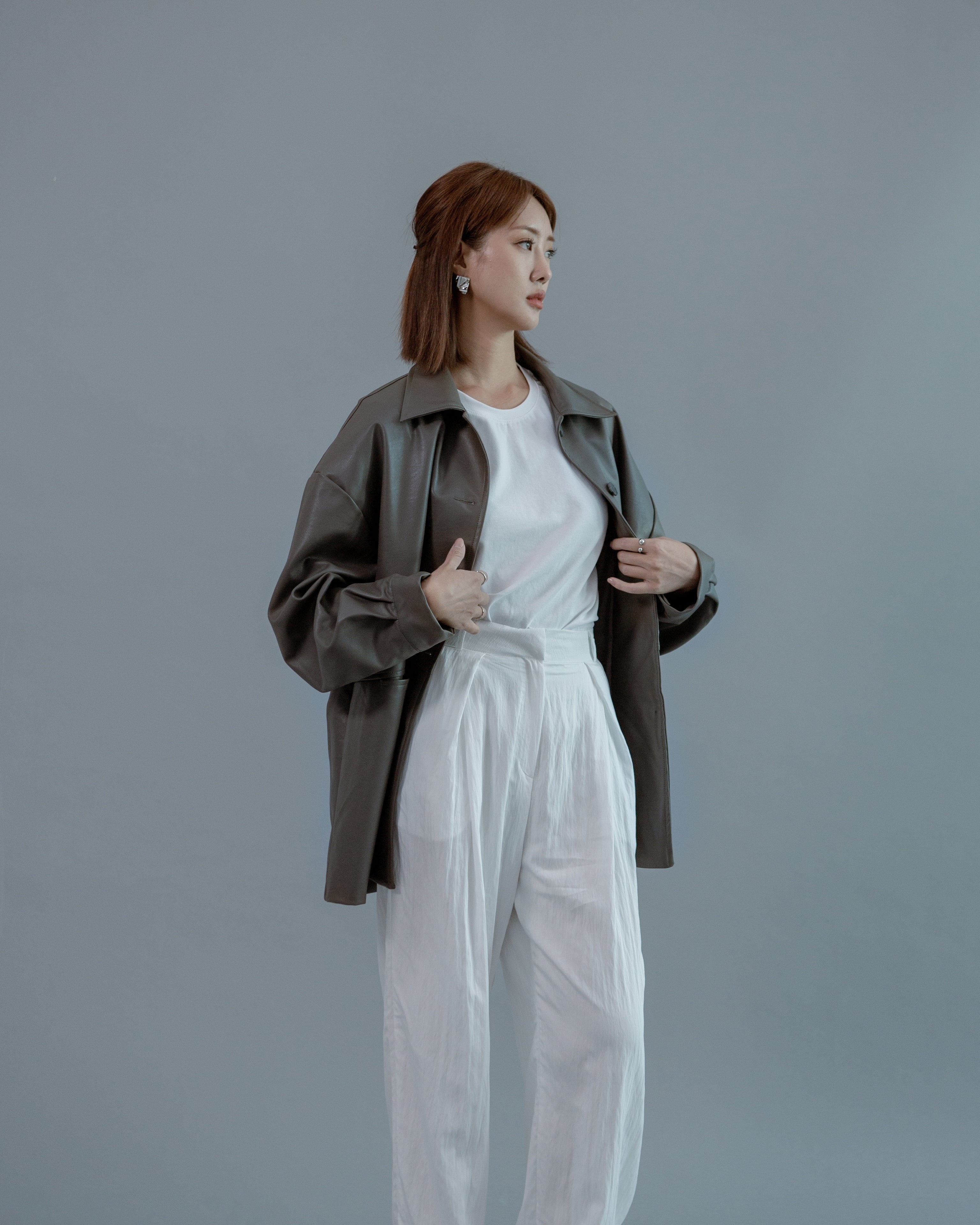 SAERO COLLECTIVE | Gajuk Oversized Jacket | Charcoal Grey