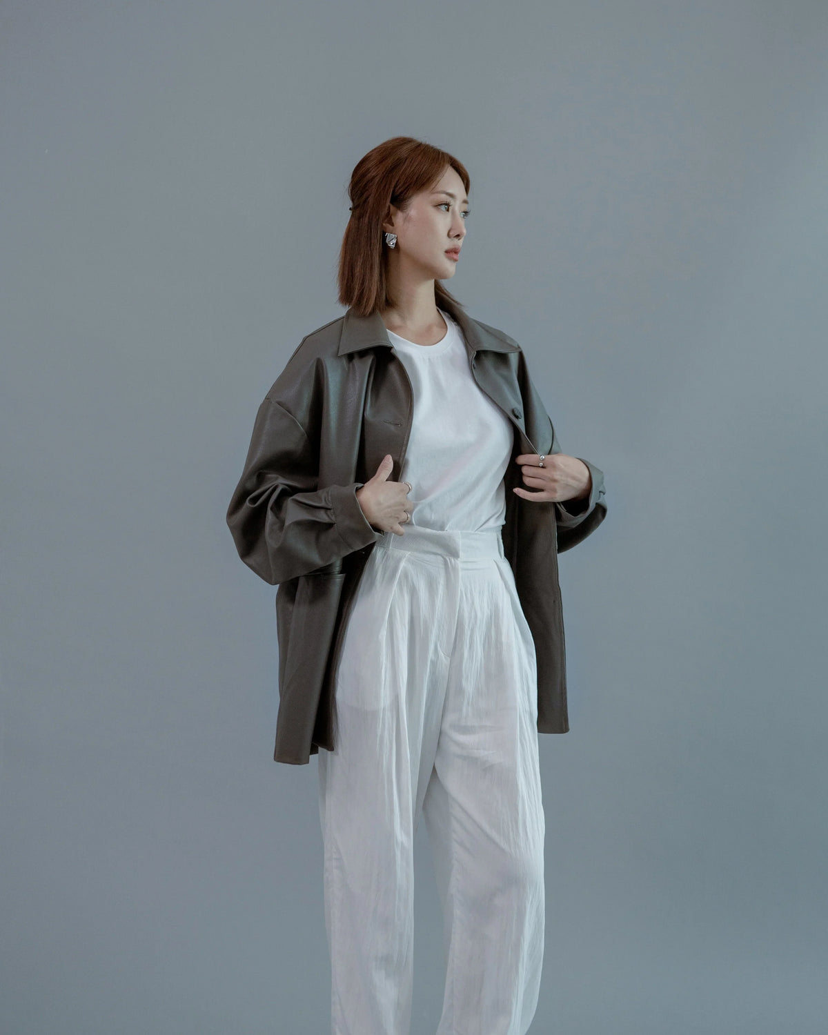SAERO COLLECTIVE | Gajuk Oversized Jacket | Charcoal Grey