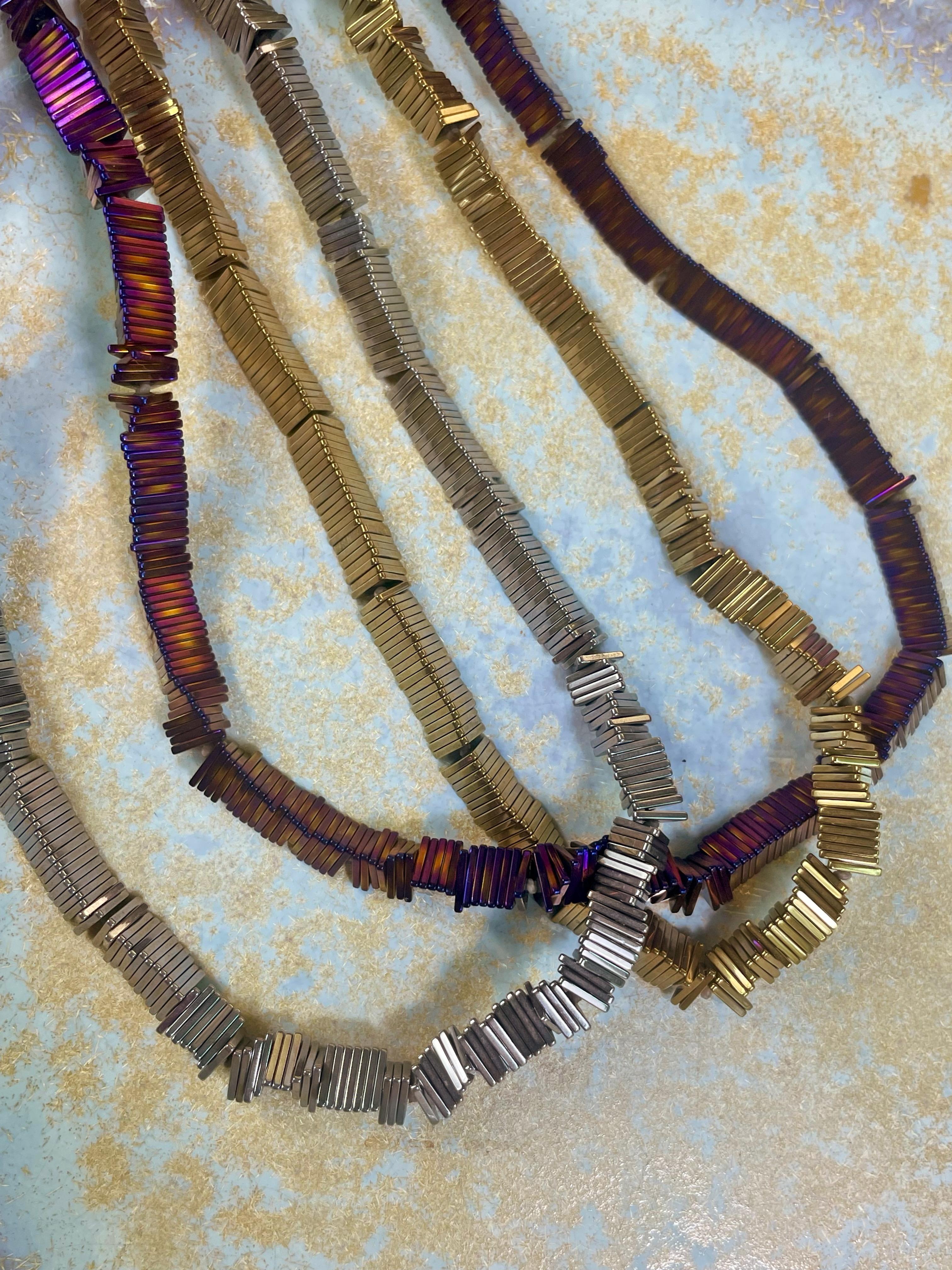 MARILYN TAN JEWELLERY | Kinetic Natural Hematite Gemstone Necklace