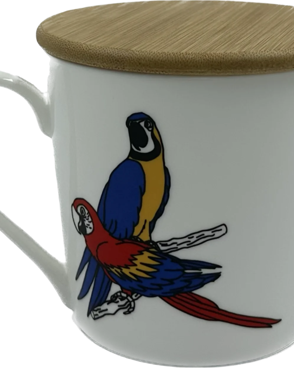 THE ANIMAL PROJECT | Wide Tapered Mug With Bamboo Lid