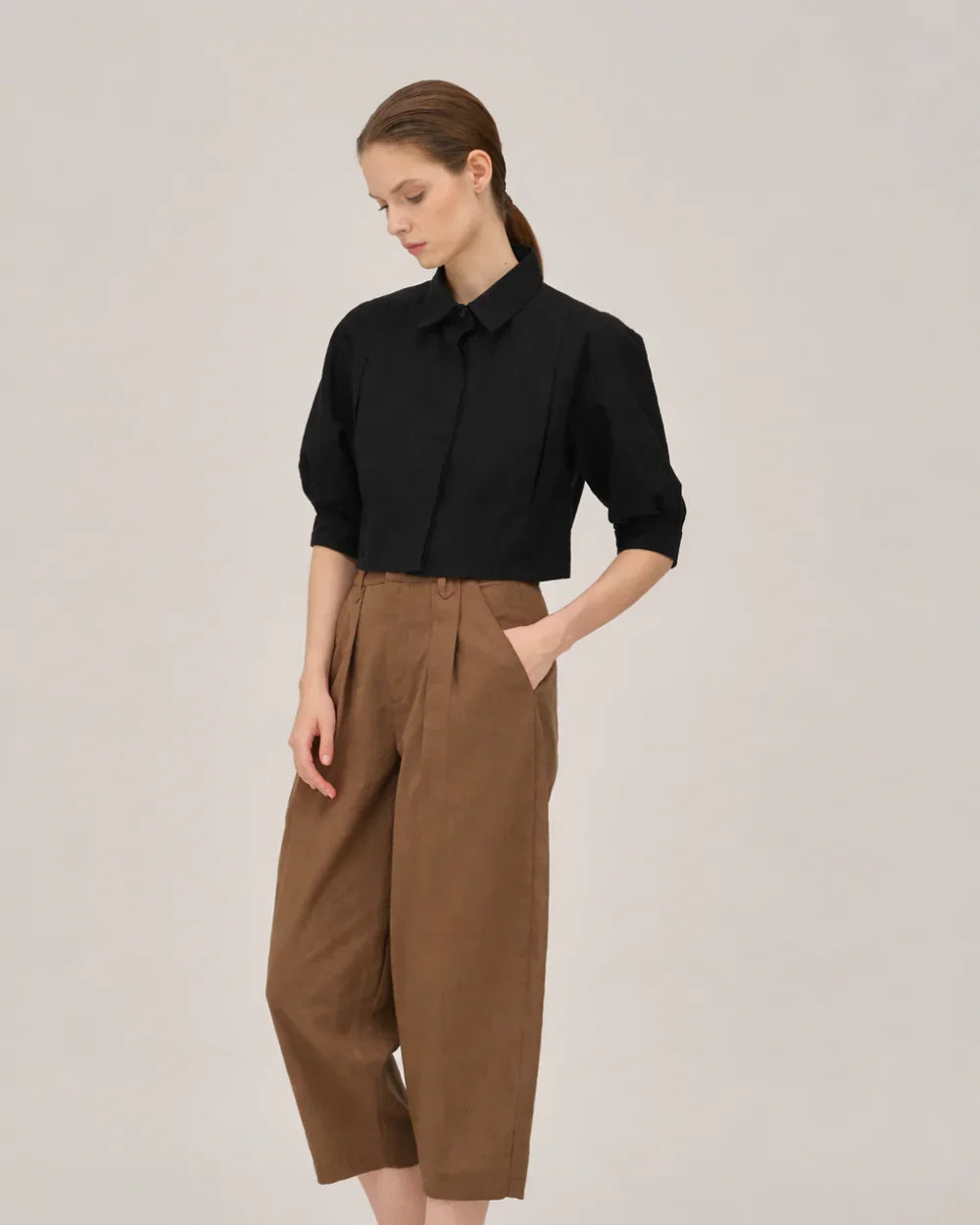 SABRINAGOH | Sherah Crop Shirt