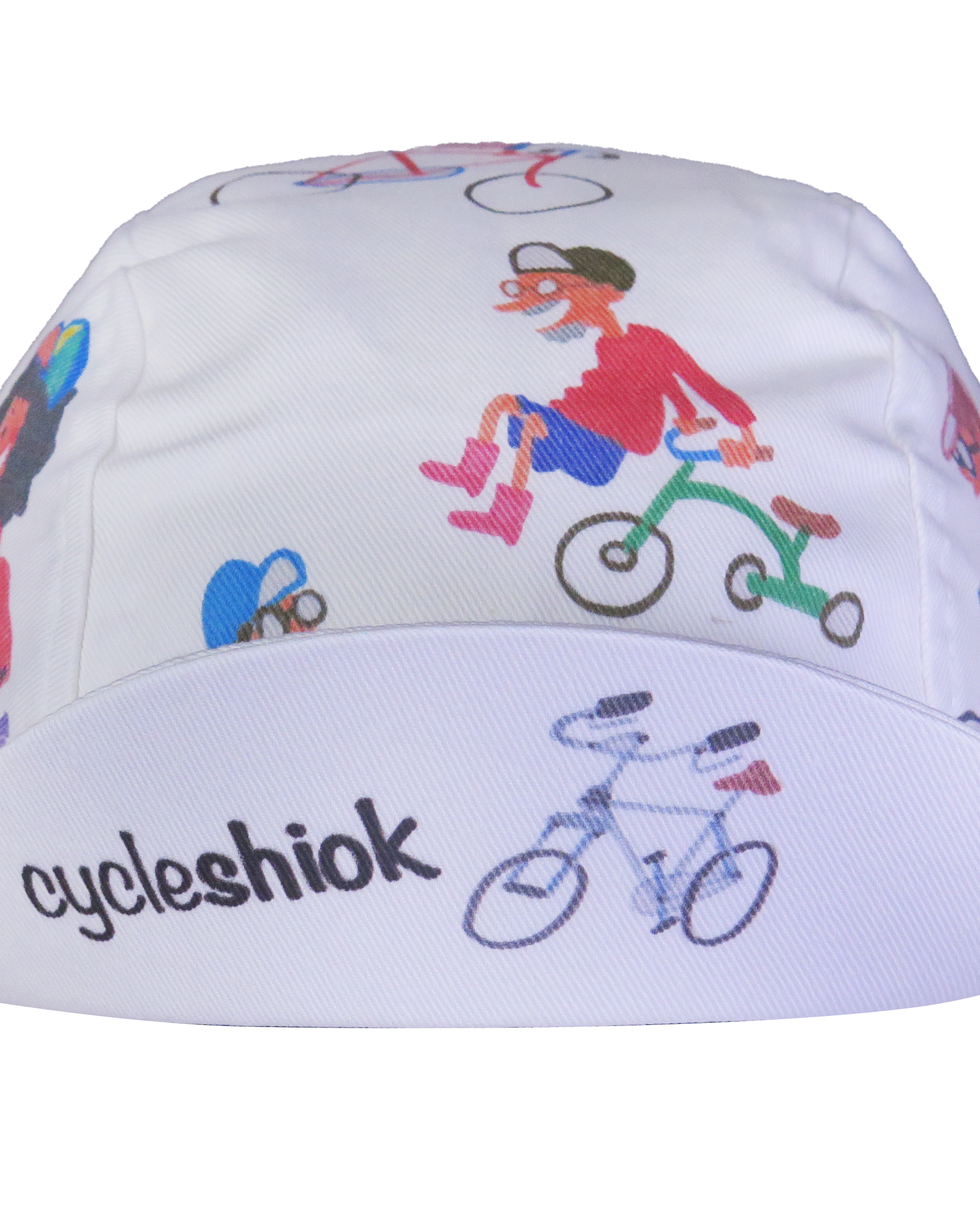 A DESIGN BY TAKACHYA | Faizal Caricatures x TKC CycleShiok! Cycling Cap