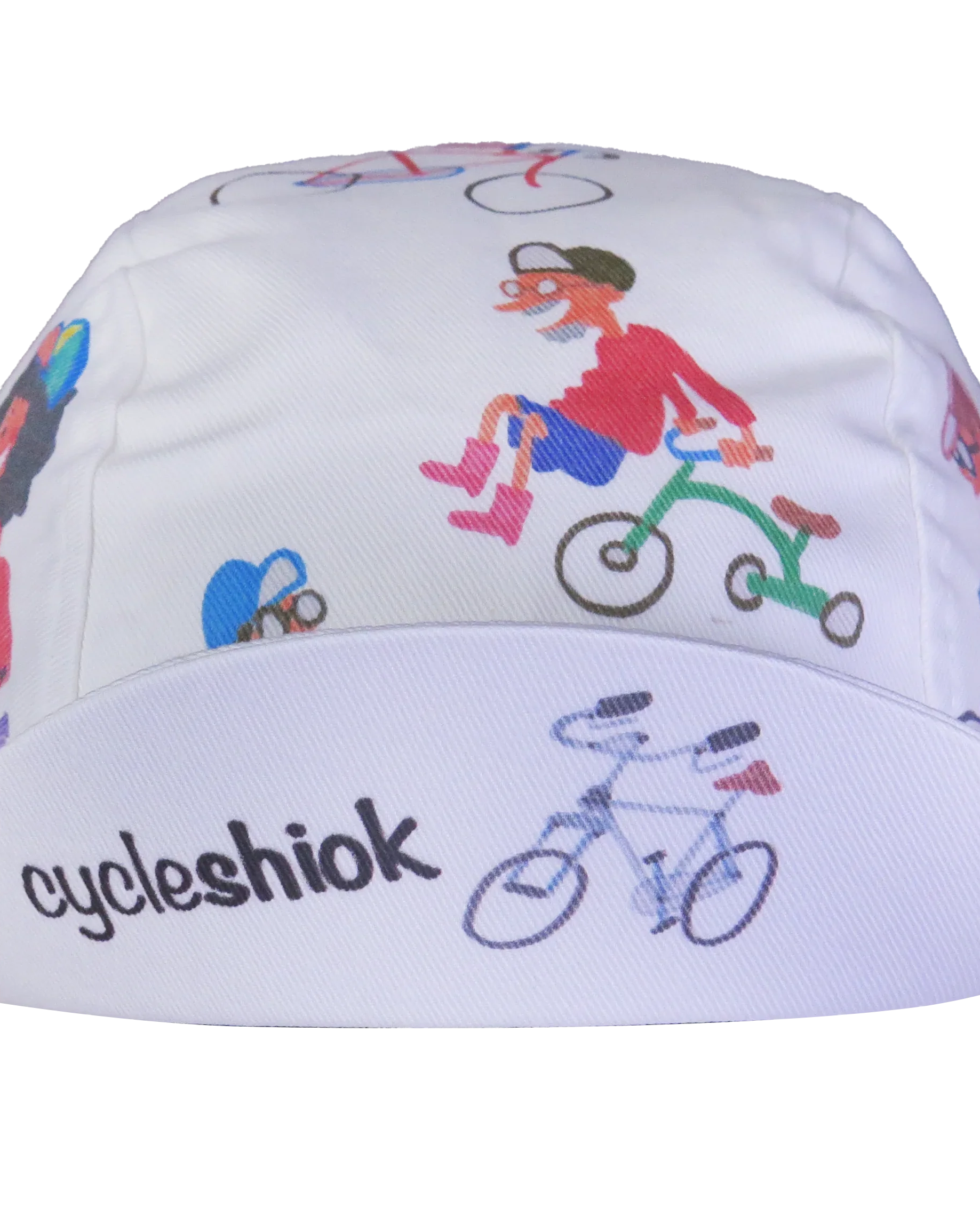 A DESIGN BY TAKACHYA | Faizal Caricatures x TKC CycleShiok! Cycling Cap