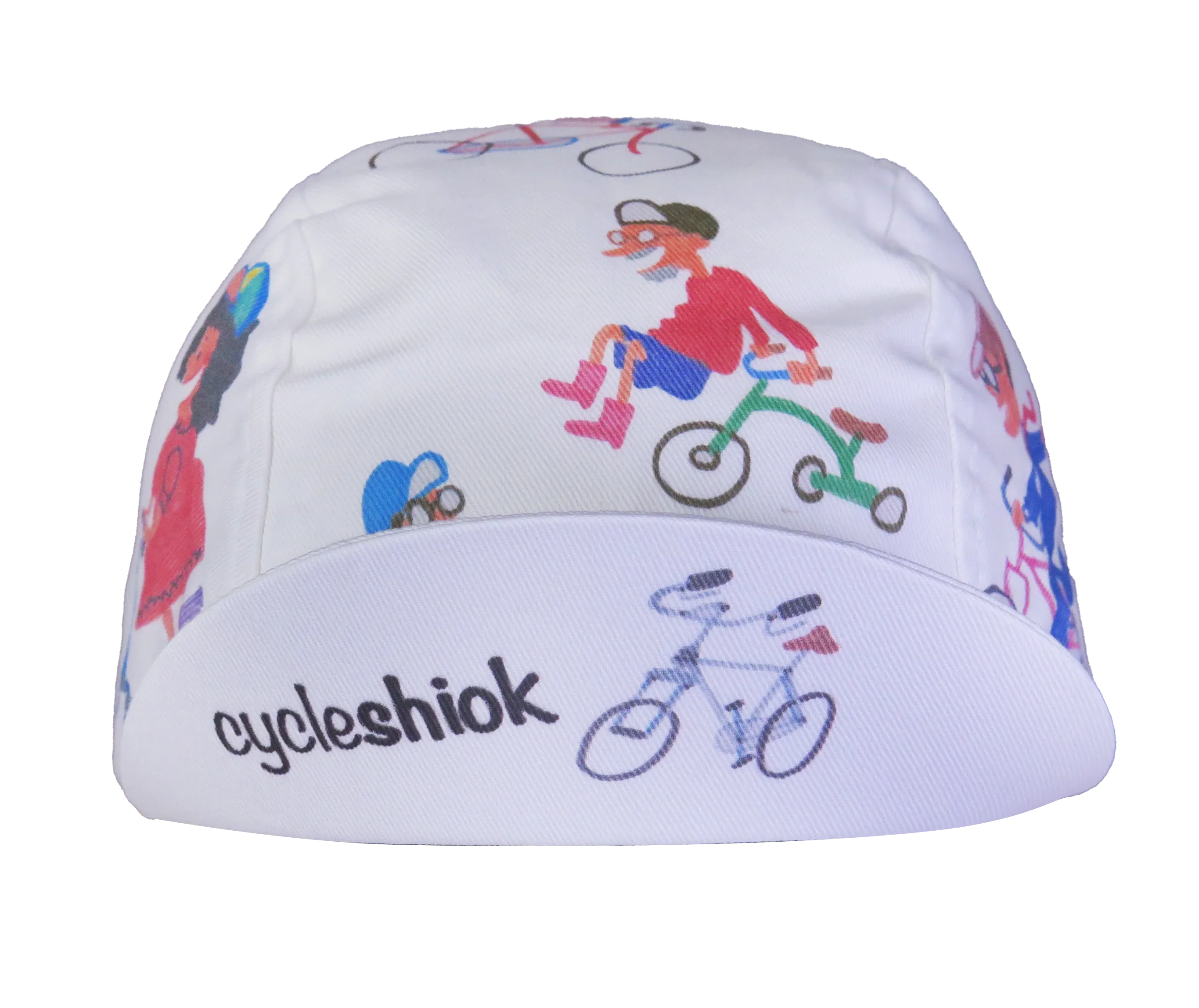 A DESIGN BY TAKACHYA | Faizal Caricatures x TKC CycleShiok! Cycling Cap