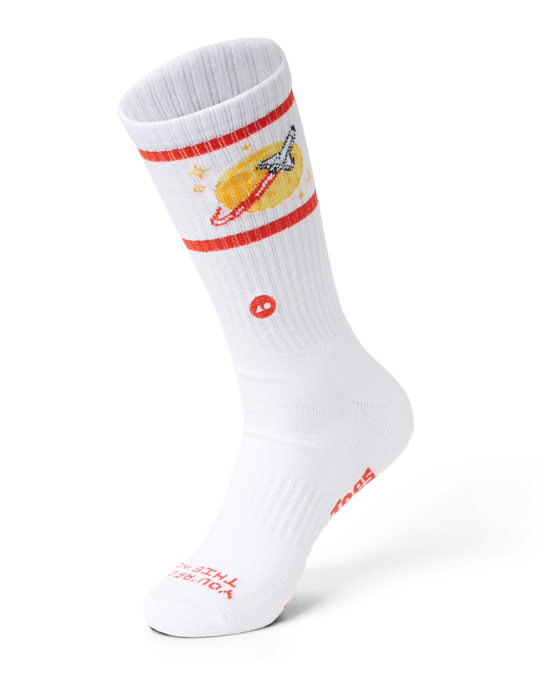 TALKING TOES | Rocket Ship Athletic Sock