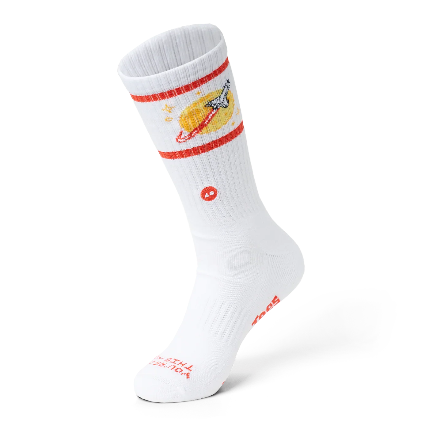 TALKING TOES | Rocket Ship Athletic Sock