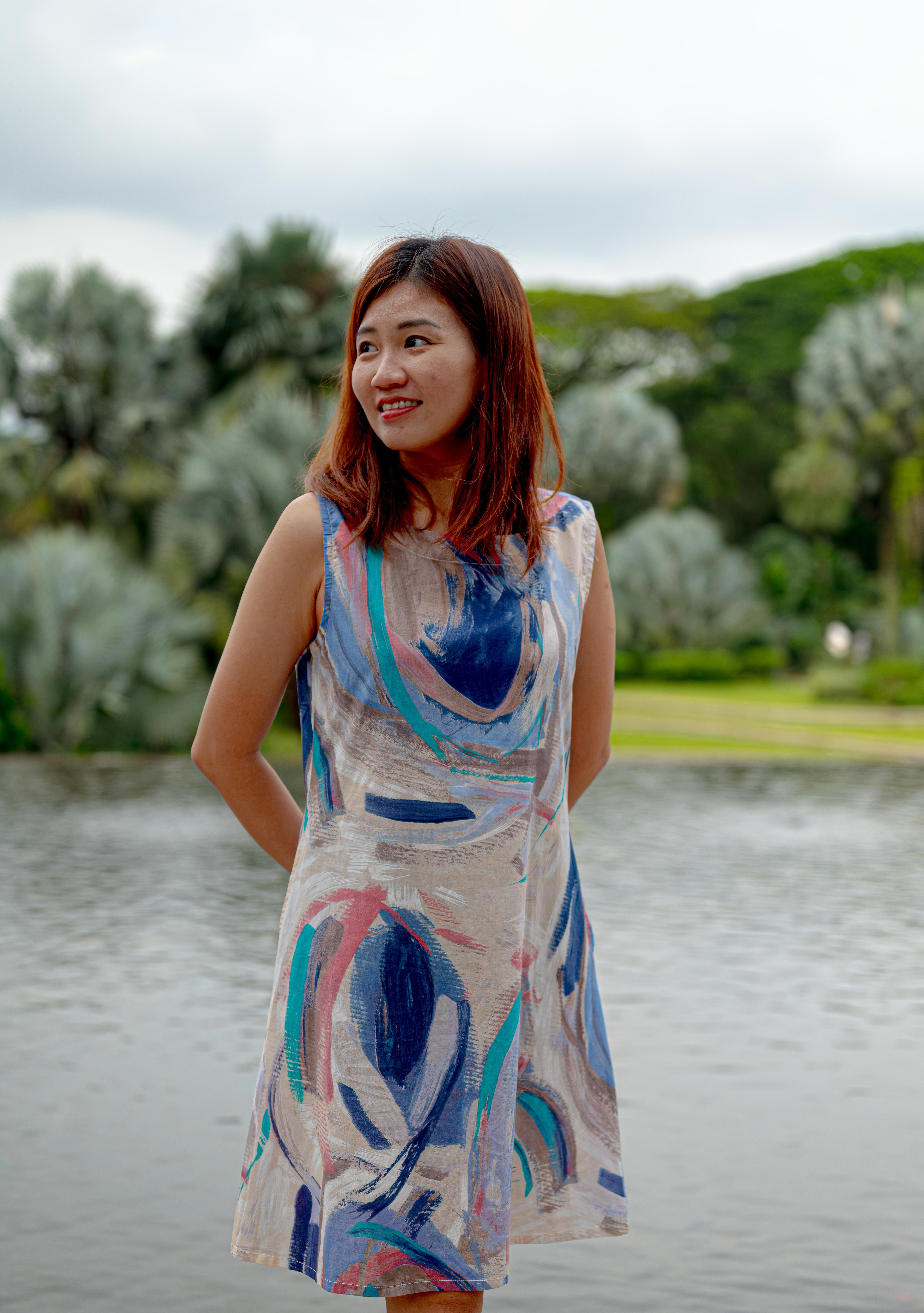 NIMBU | Maldives Women's A Line Dress with Pockets