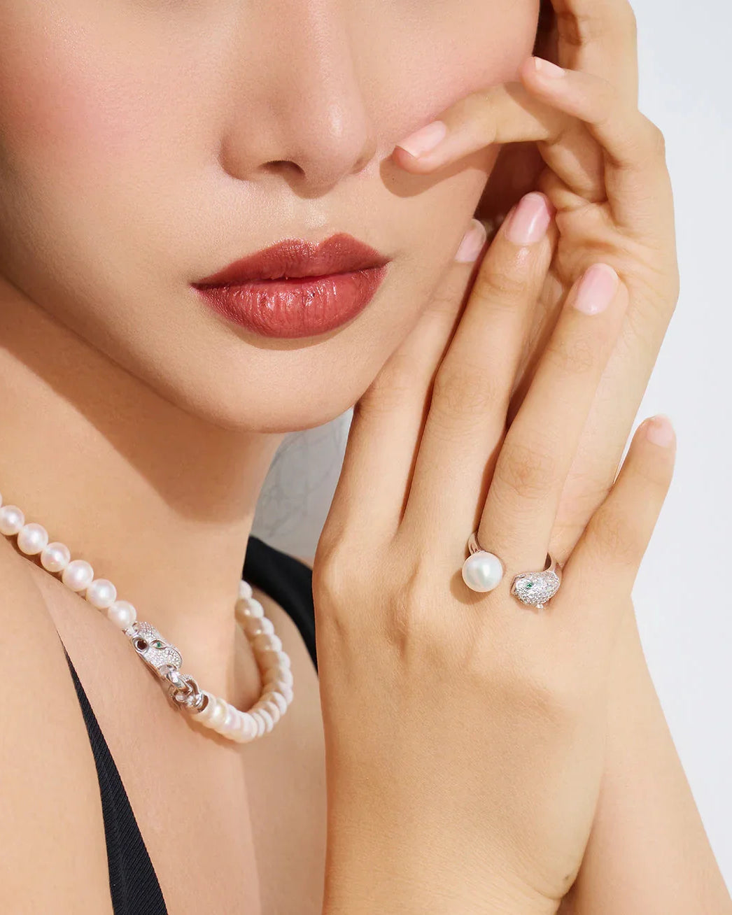 PEARLY LUSTRE | Leopard Freshwater Pearl Ring WR00038 | SAFARI