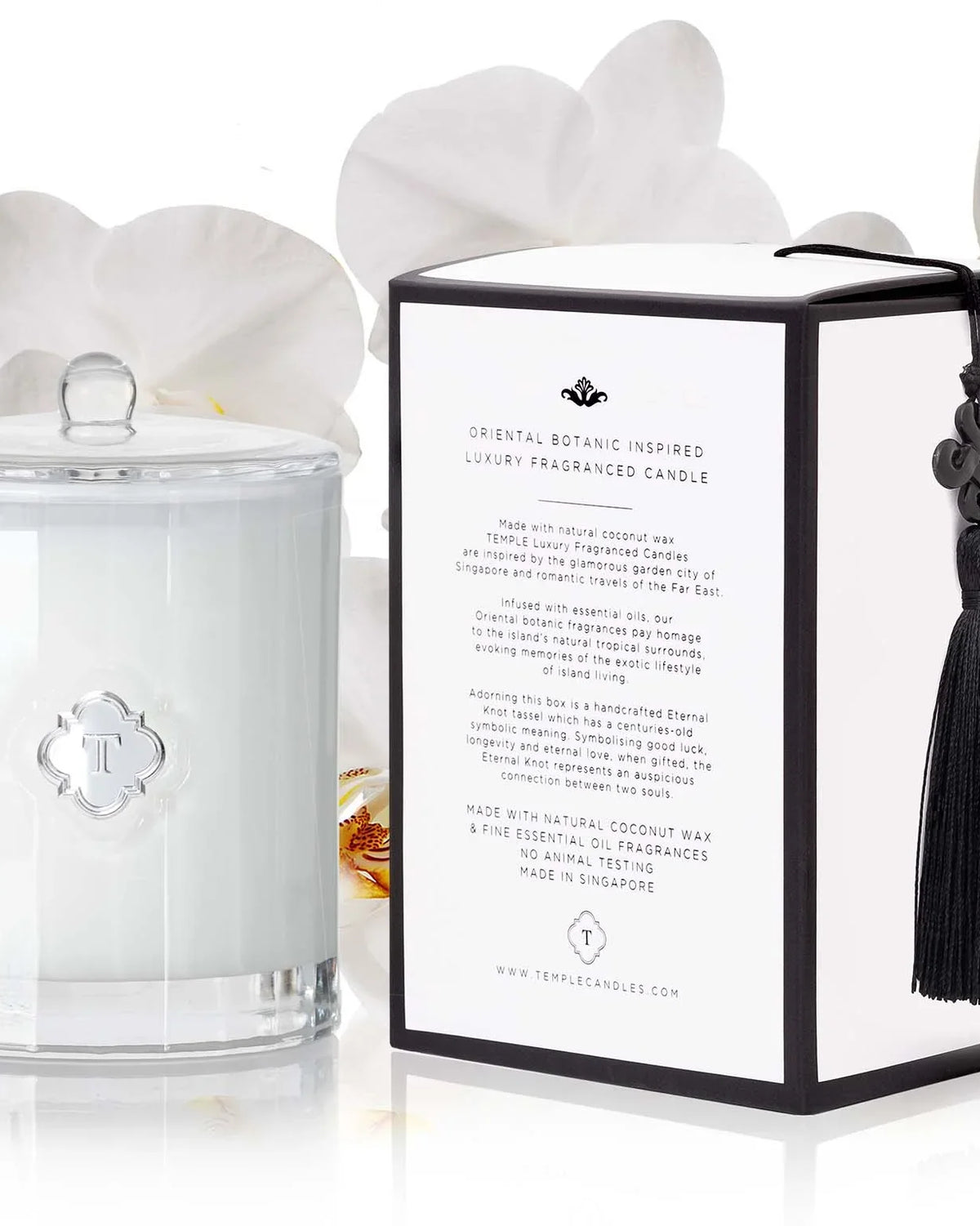TEMPLE CANDLES | Luxury Fragranced Candle - Singapore Orchid