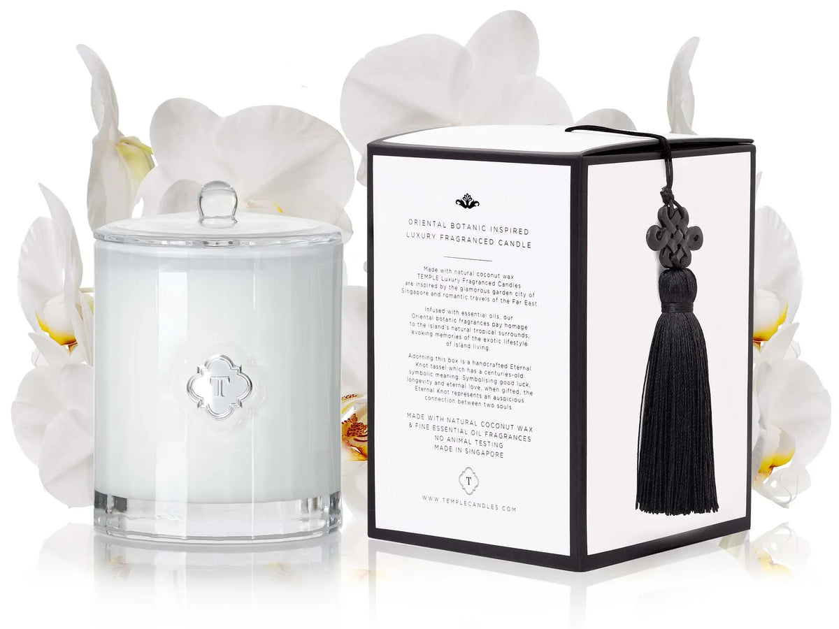 TEMPLE CANDLES | Luxury Fragranced Candle - Singapore Orchid