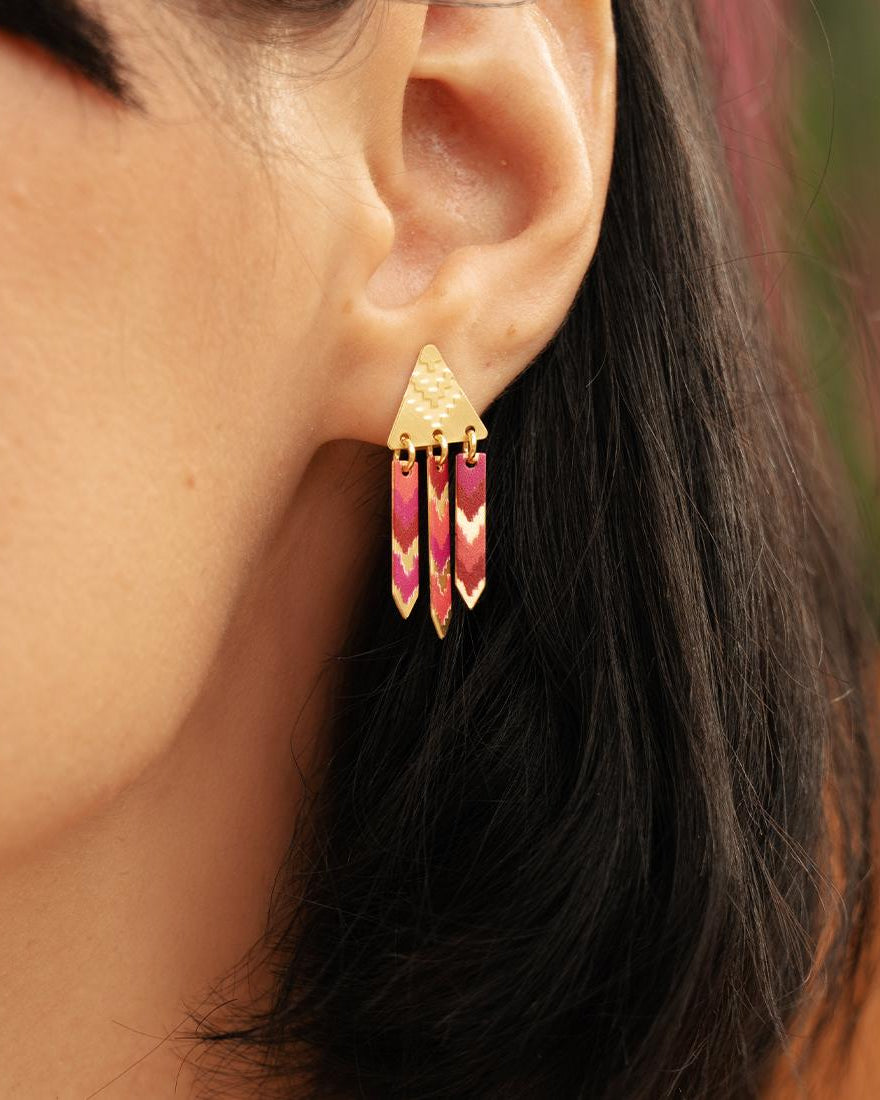 EMBRACE JEWELLERY | Chevron Tassel Earrings