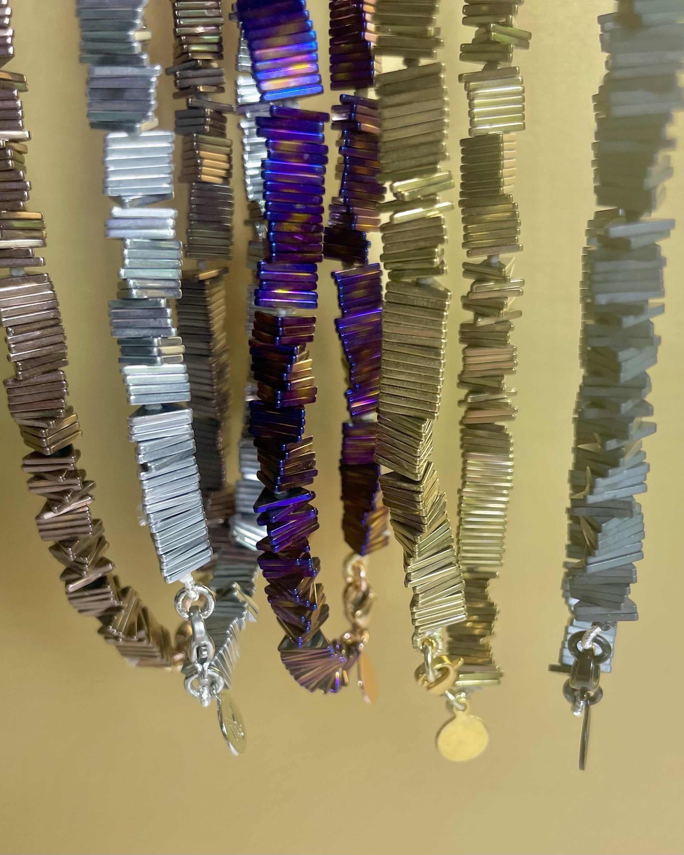 MARILYN TAN JEWELLERY | Kinetic Natural Hematite Gemstone Necklace