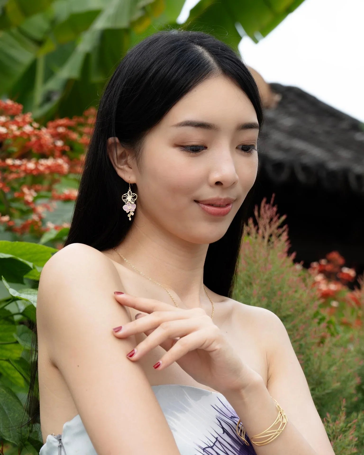 EMBRACE JEWELLERY | Orchid Earrings