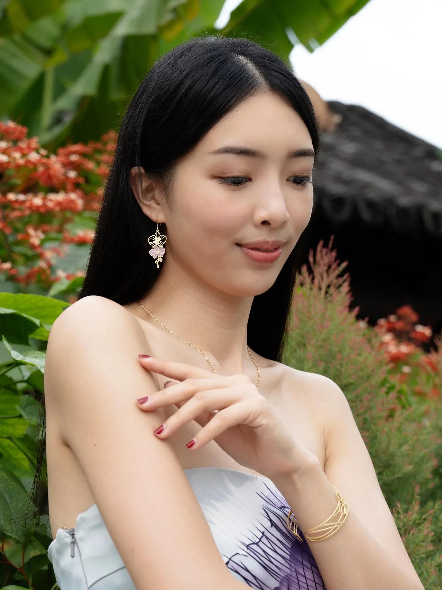 EMBRACE JEWELLERY | Orchid Earrings
