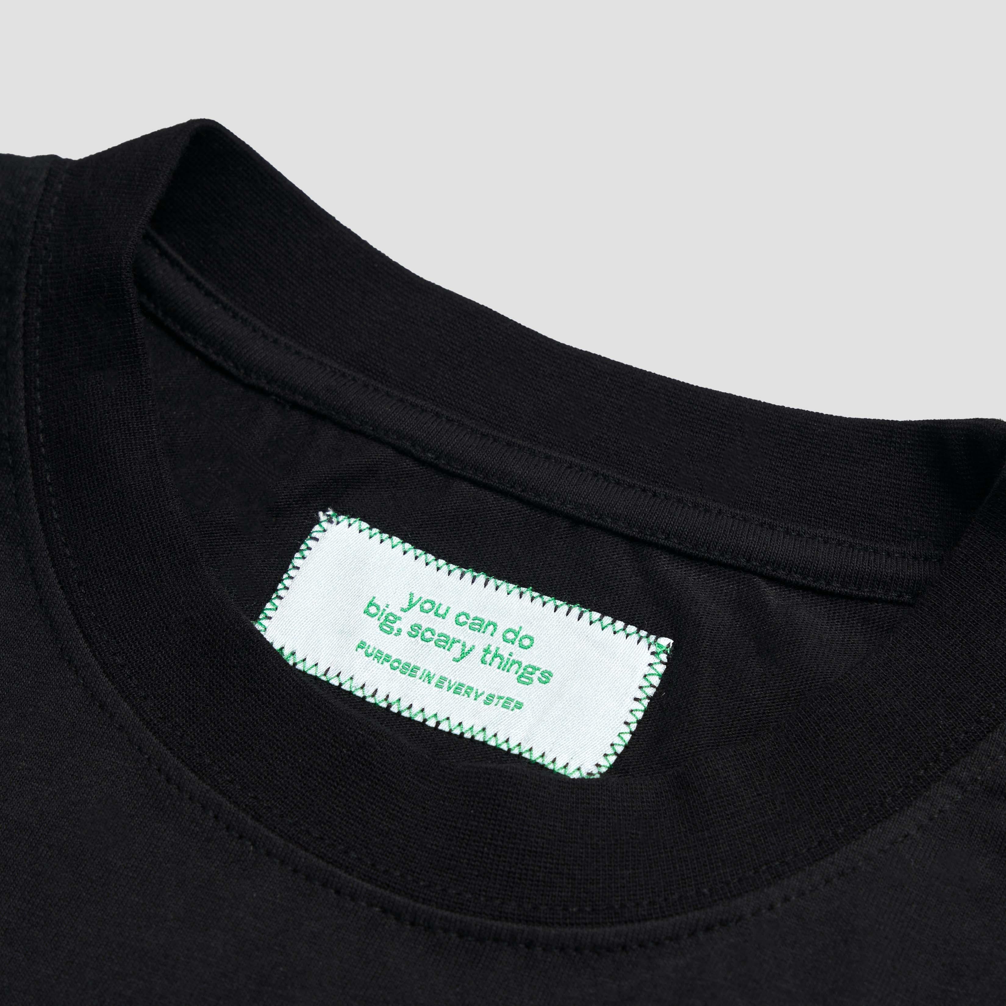 TALKING TOES | Space Sheep Oversized Tee - Black