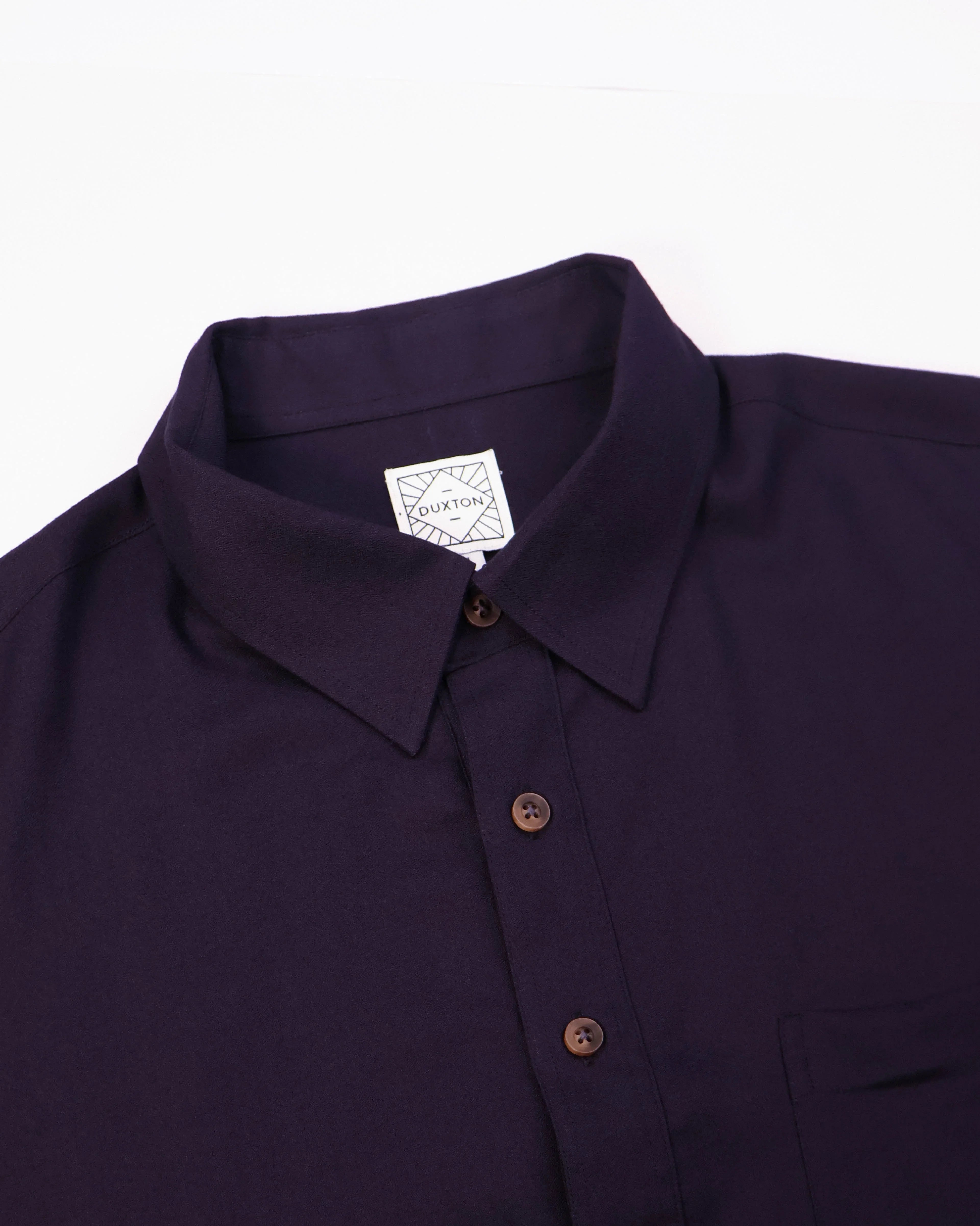 DUXTON | Relaxed Fit Popover Shirt - Classic Rayon