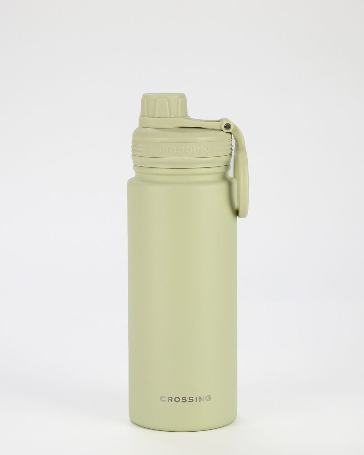 CROSSING | 600ml Urban Ceramic S/S Insulated Screw Cap Sports Bottle With Handle