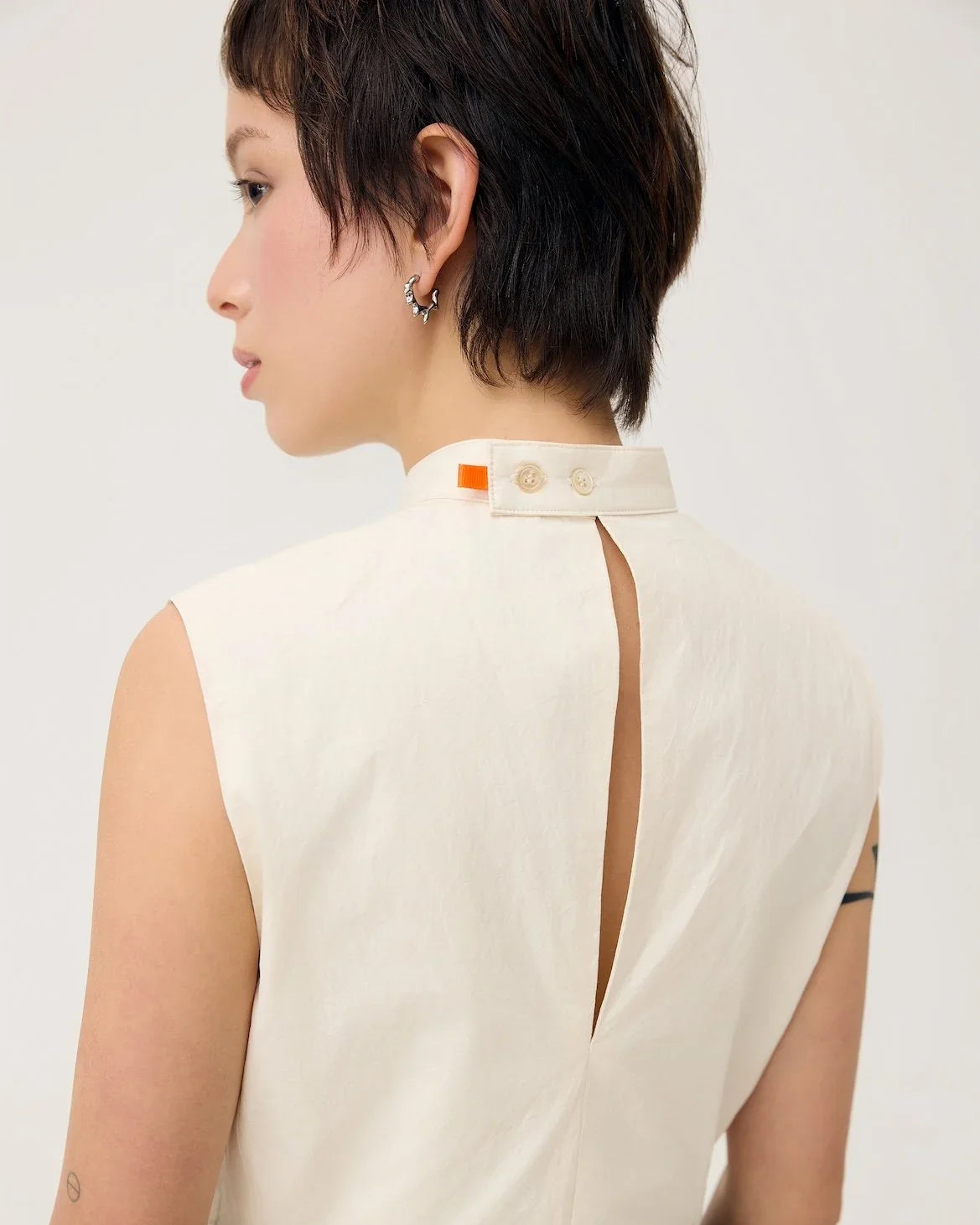 3EIGHTH | Ukabu Dress in Olive & Cream
