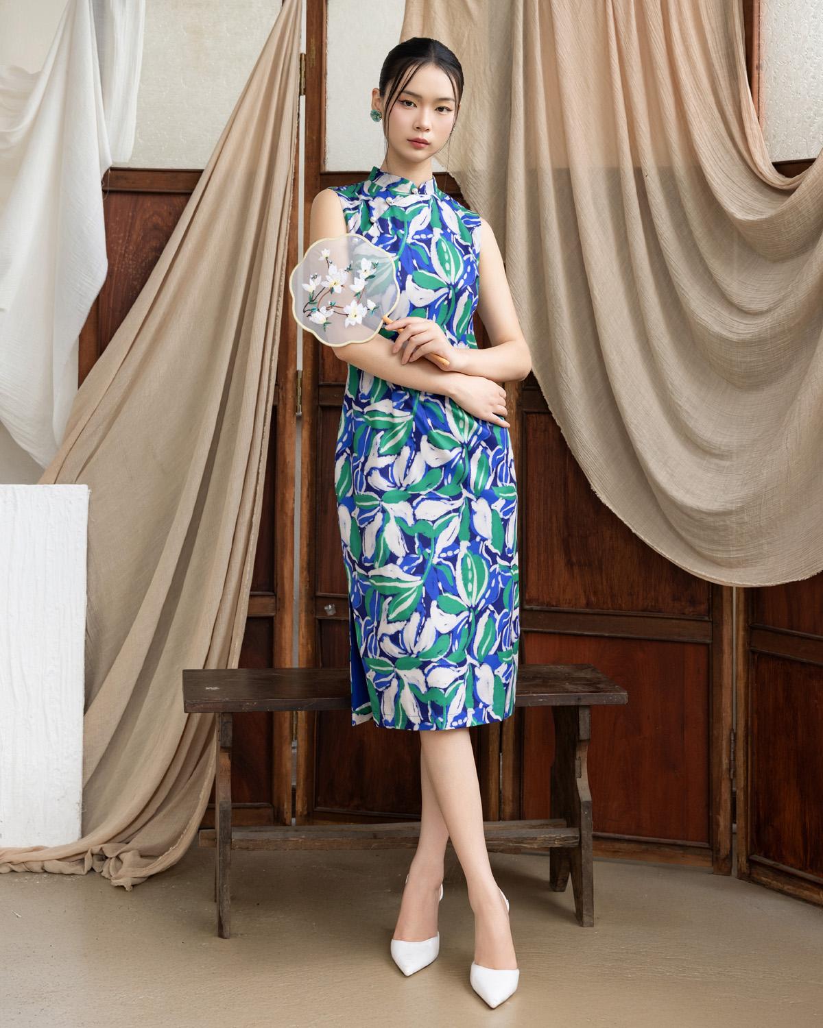 DOTTED LINE | Nancy Cheongsam Dress