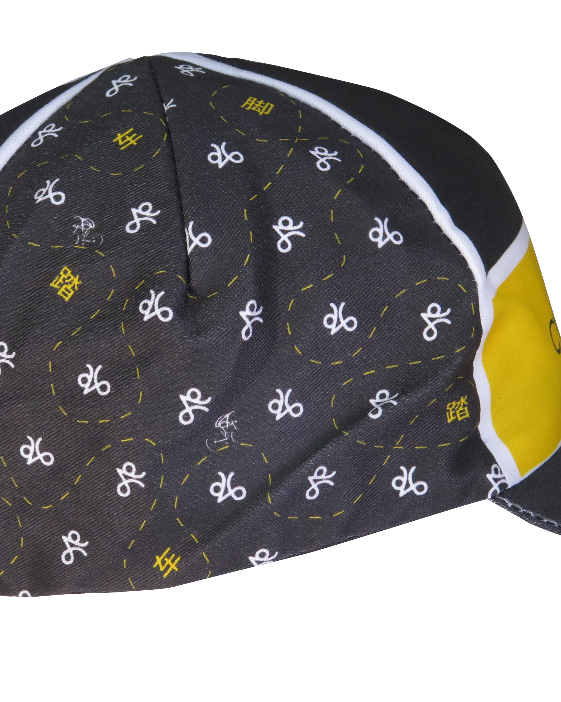 A DESIGN BY TAKACHYA | Cycling Cap - Cycle Shiok Yellow Black