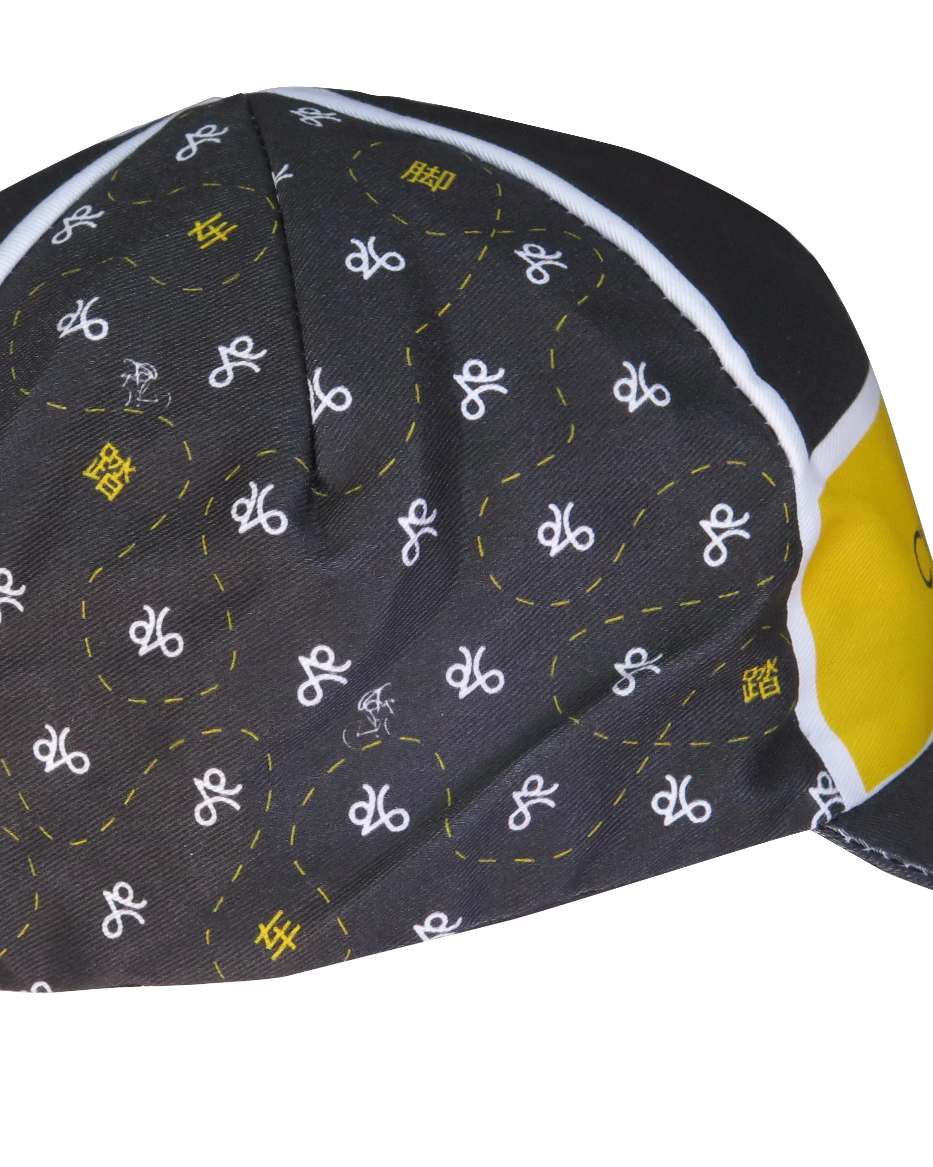 A DESIGN BY TAKACHYA | Cycling Cap - Cycle Shiok Yellow Black
